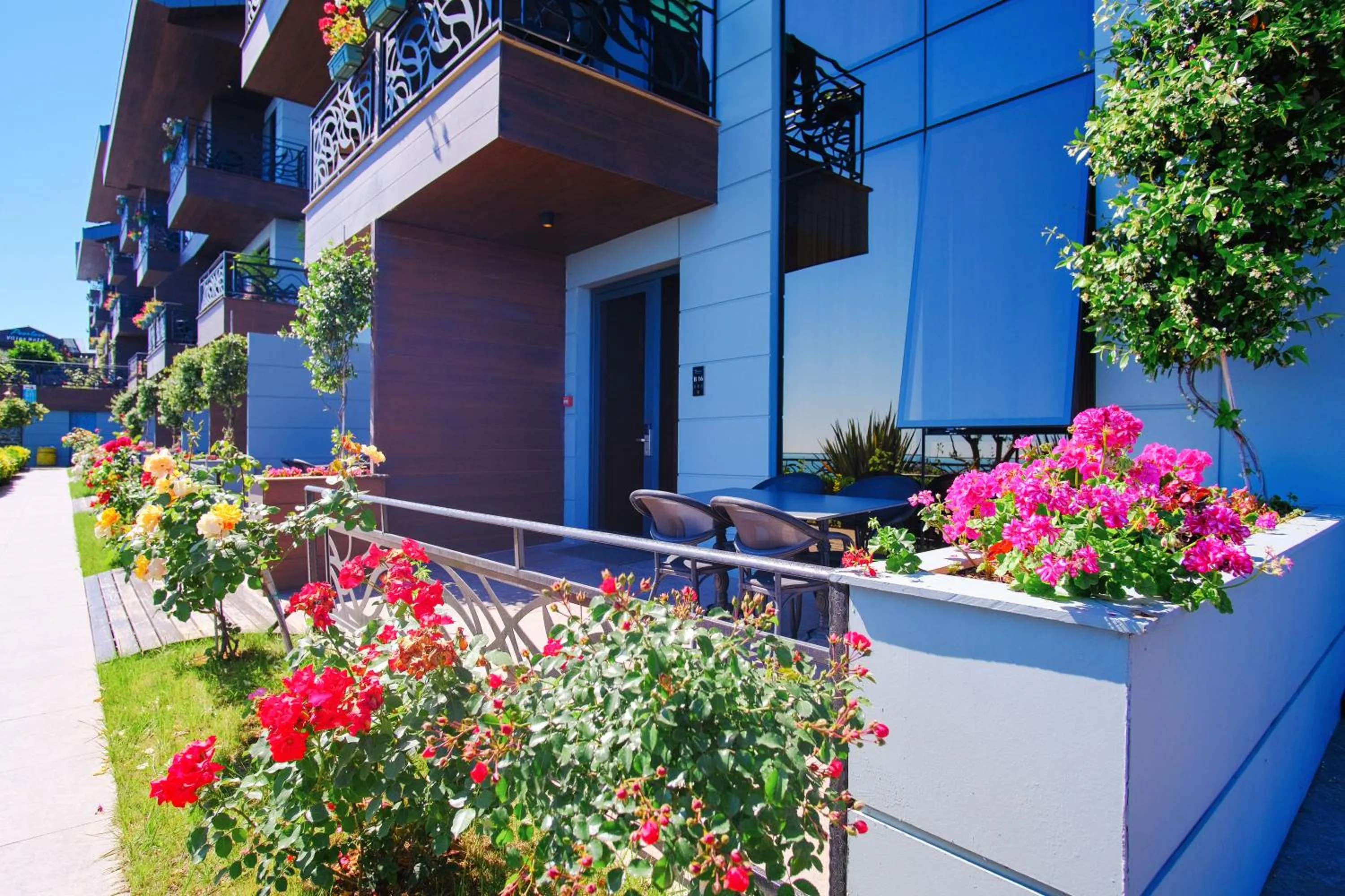 Garden in Peerless Villas Hotel