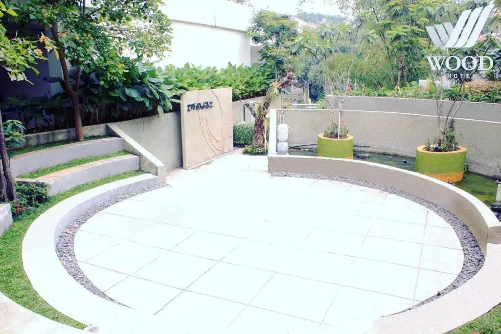 Property building in Wood Hotel Bandung Property building in Wood Hotel Bandung