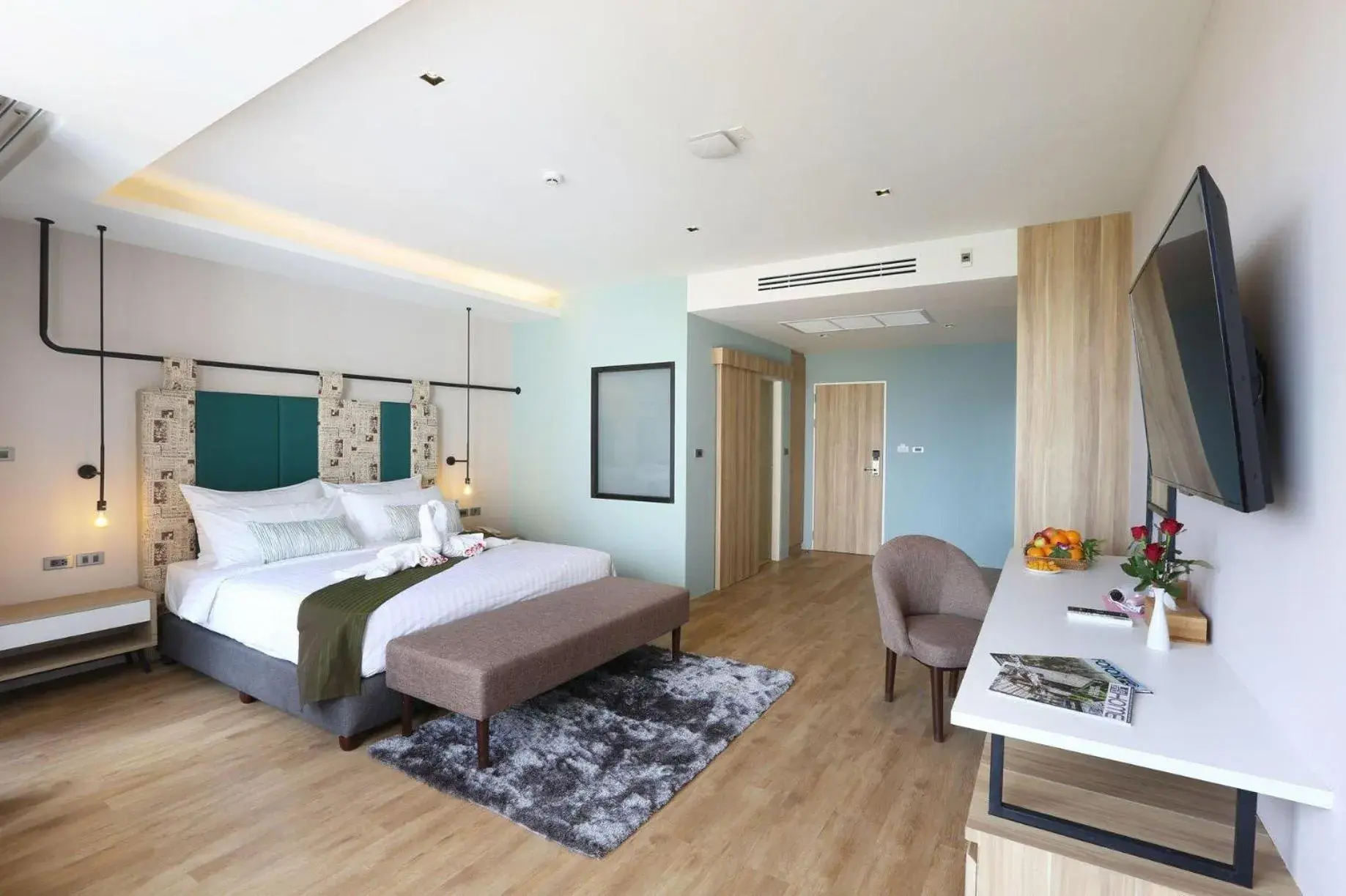 Bed in W3 Hotel Bed in W3 Hotel