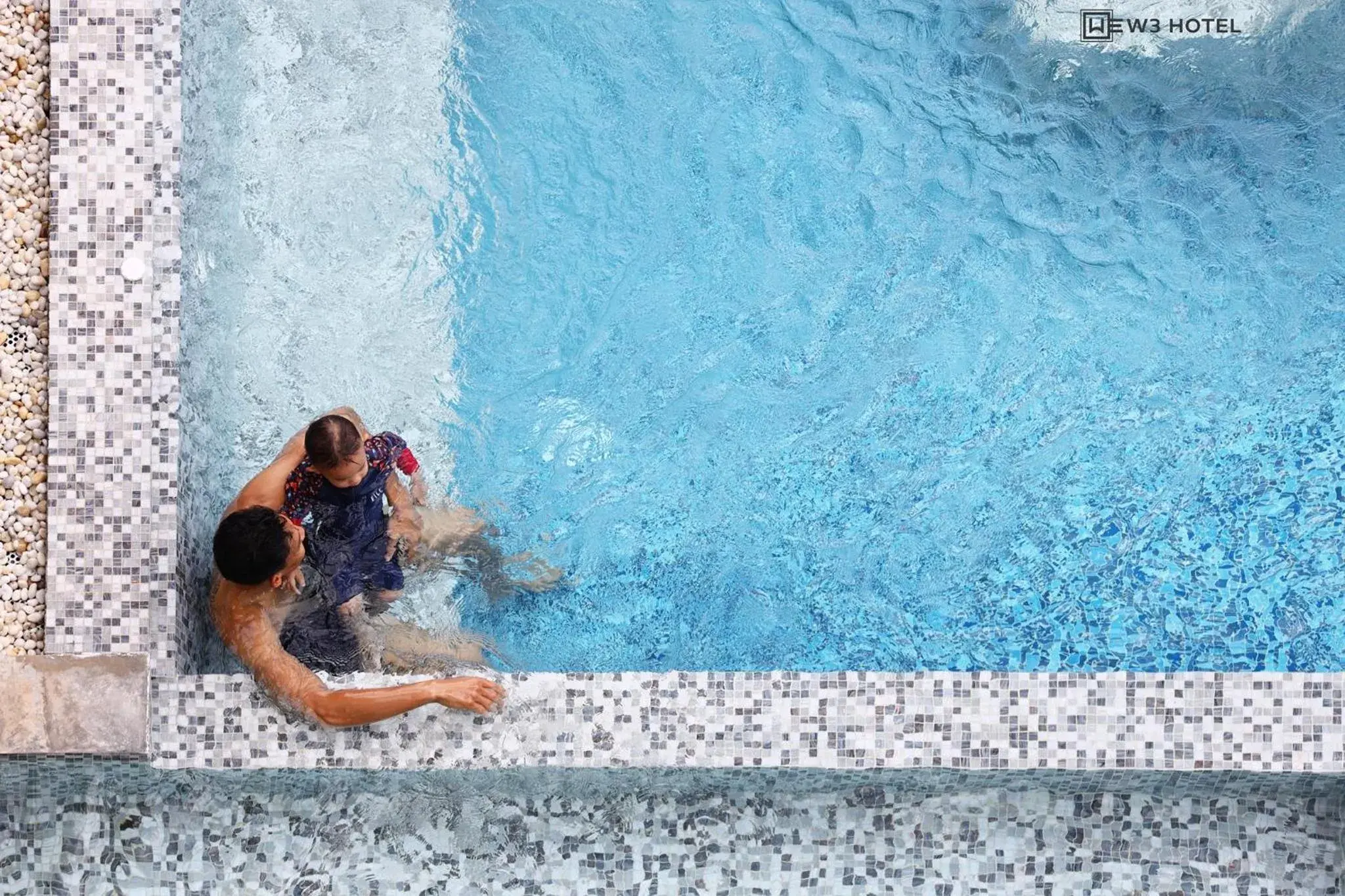 Pool view in W3 Hotel Pool view in W3 Hotel