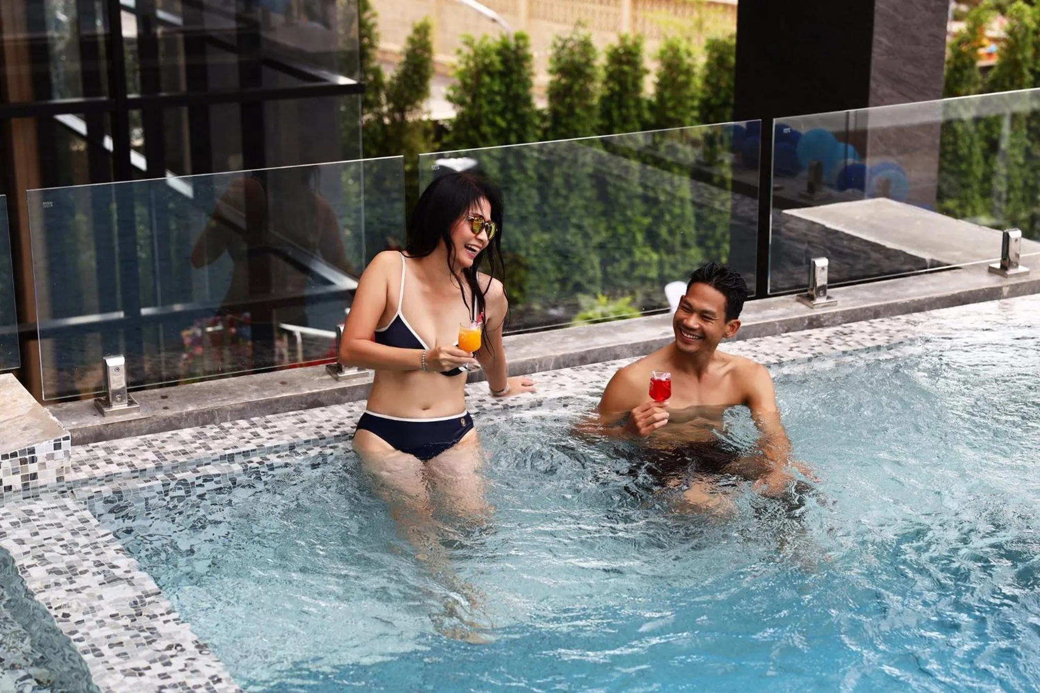 Pool view in W3 Hotel