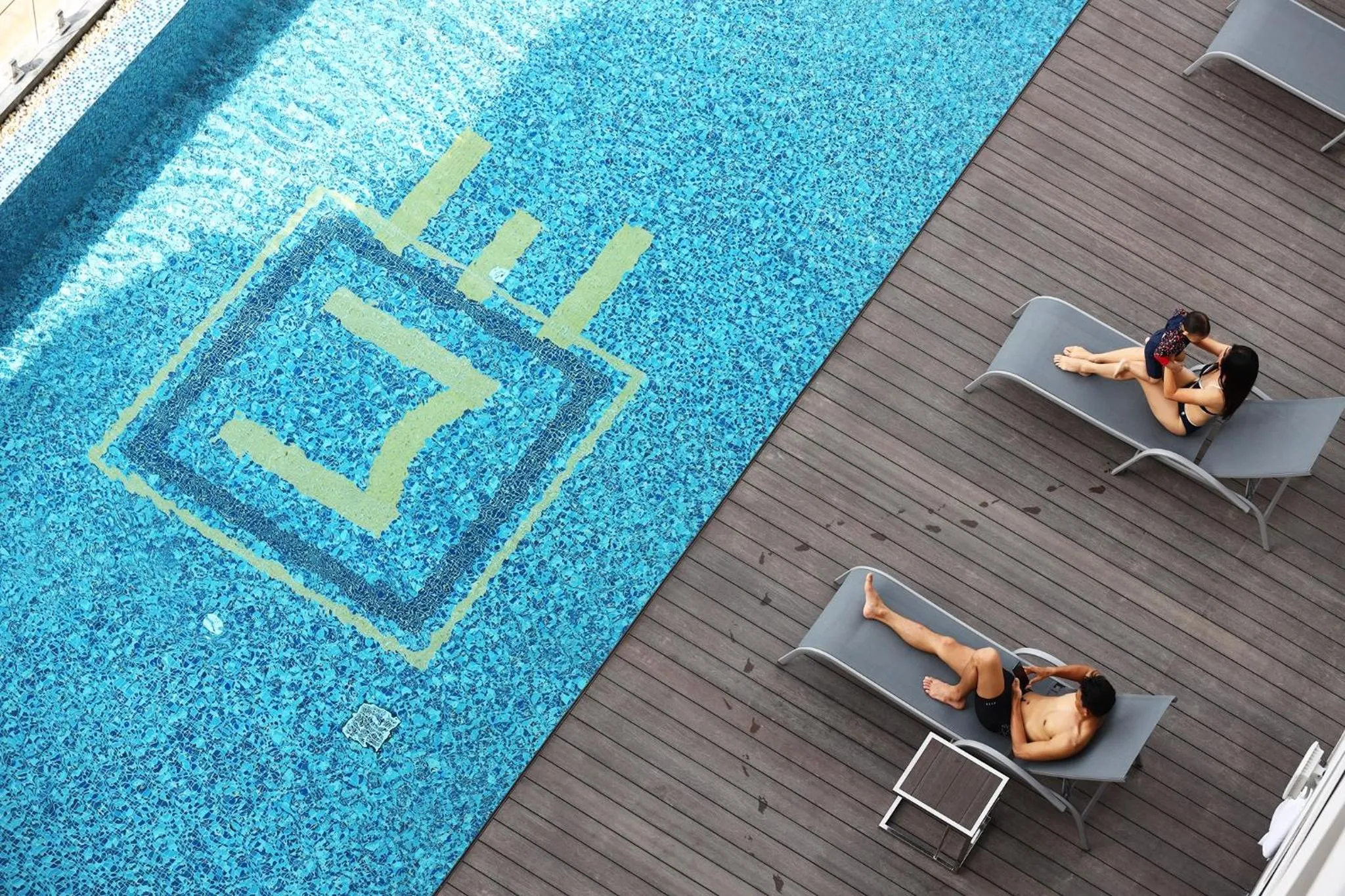 Pool view in W3 Hotel