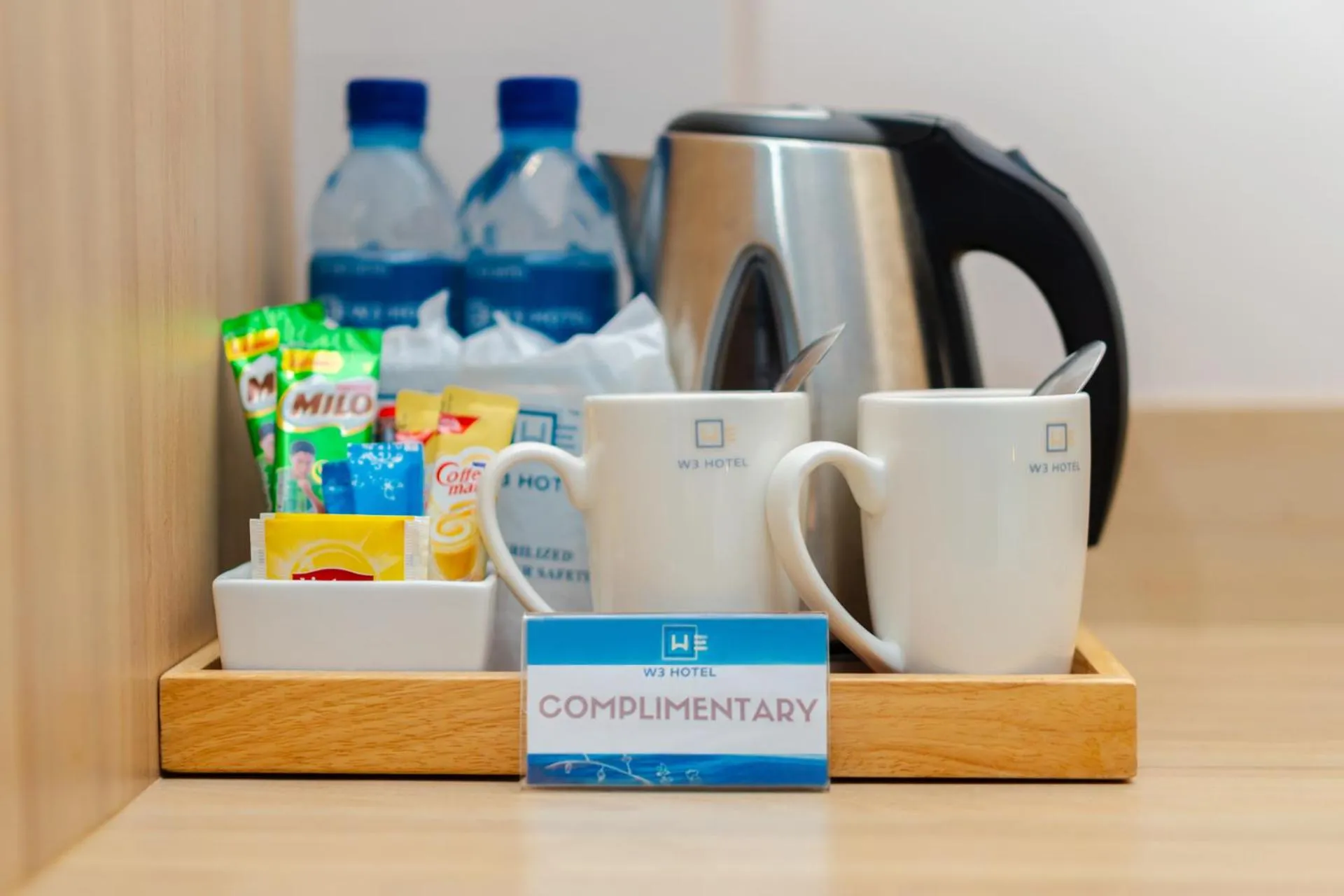 Coffee/tea facilities in W3 Hotel