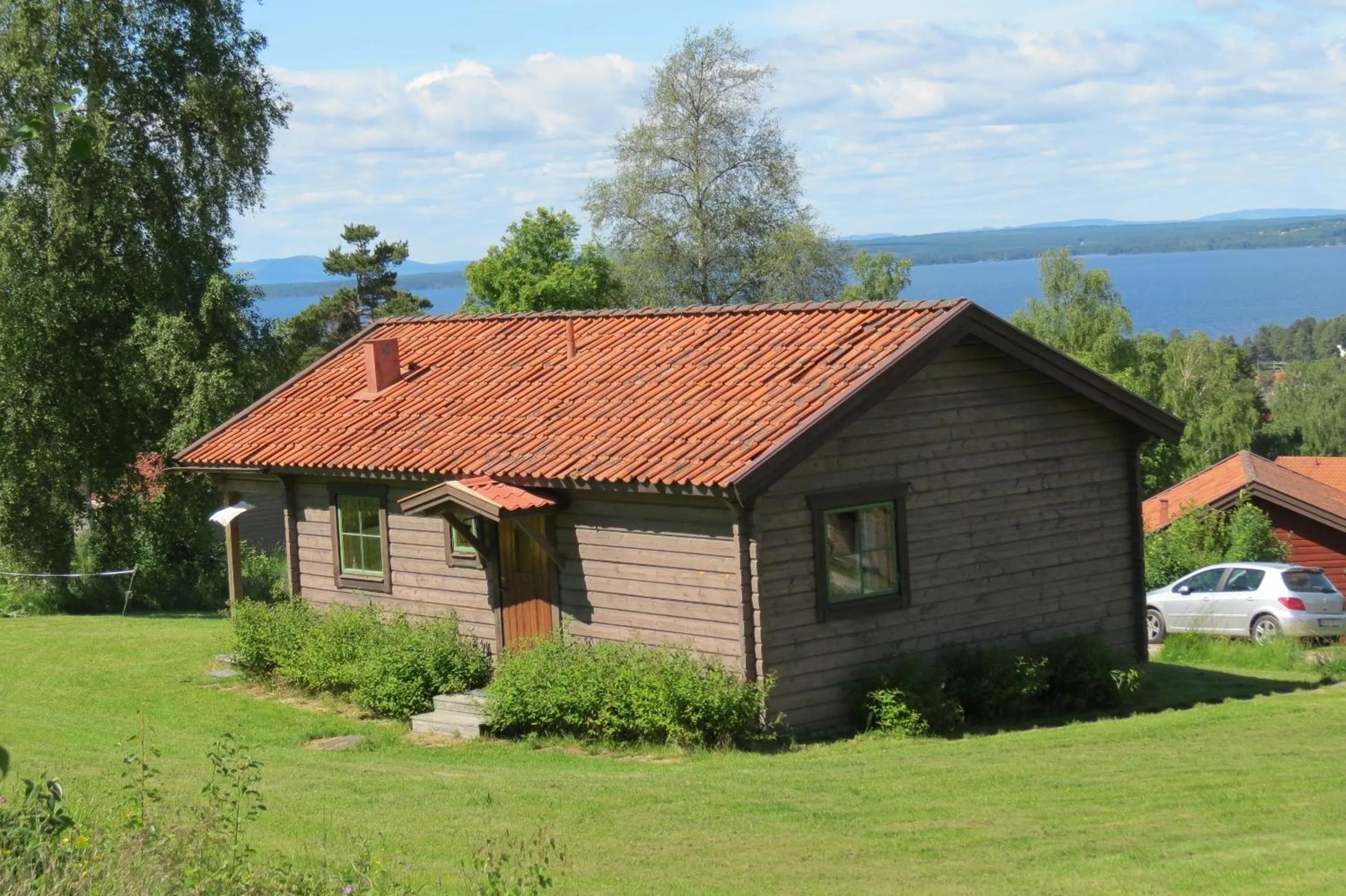 Facade/entrance in Fyrklöverns Stugby