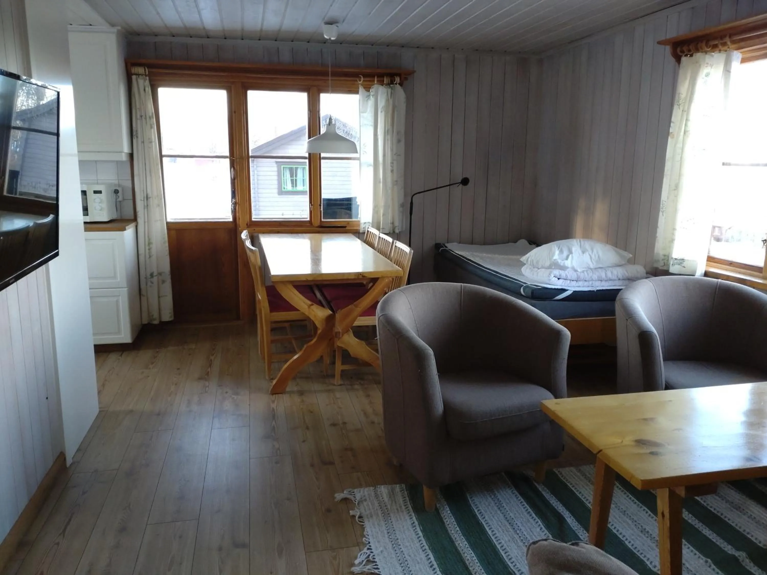 Bed in Fyrklöverns Stugby