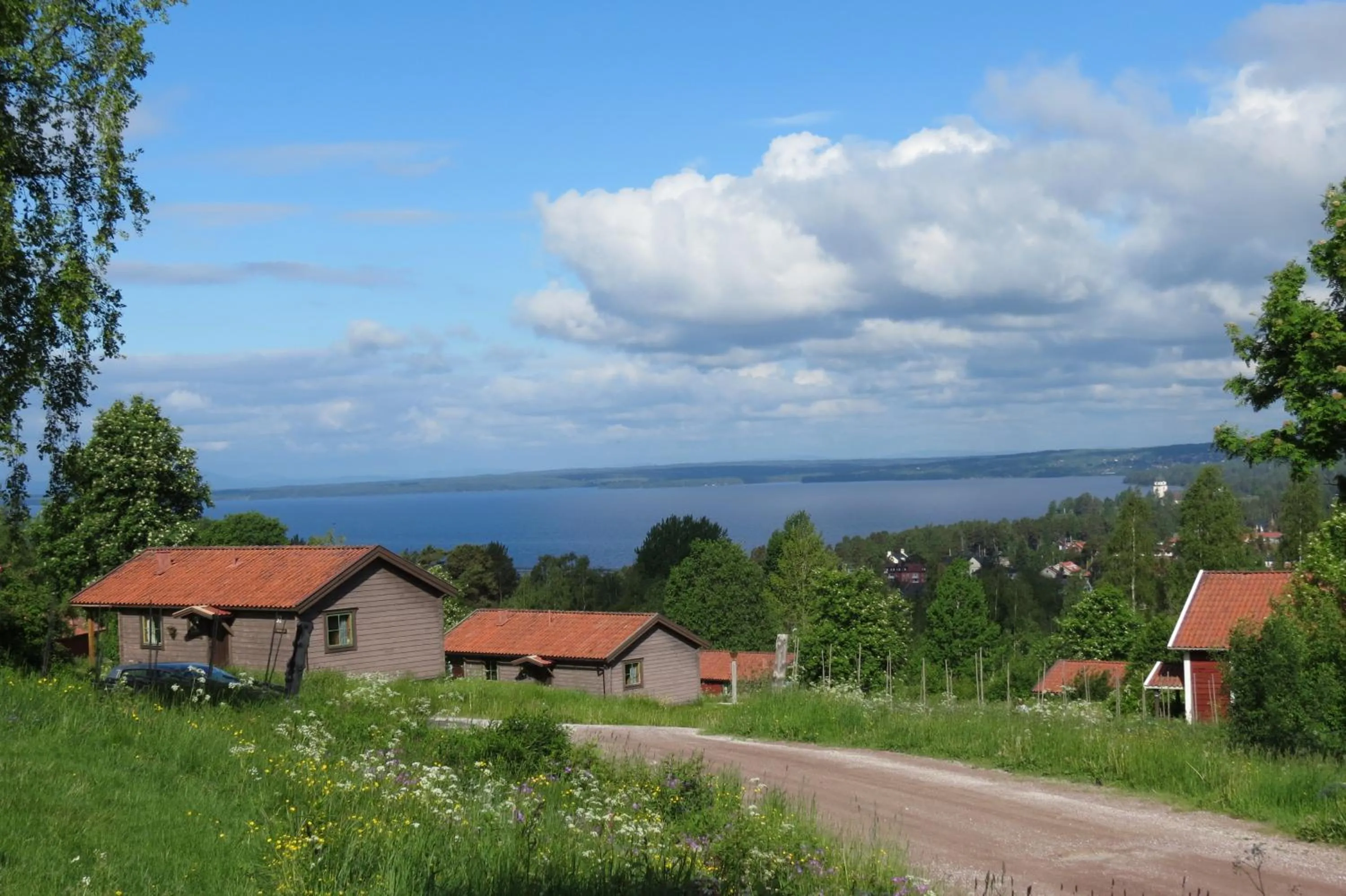 Facade/entrance in Fyrklöverns Stugby