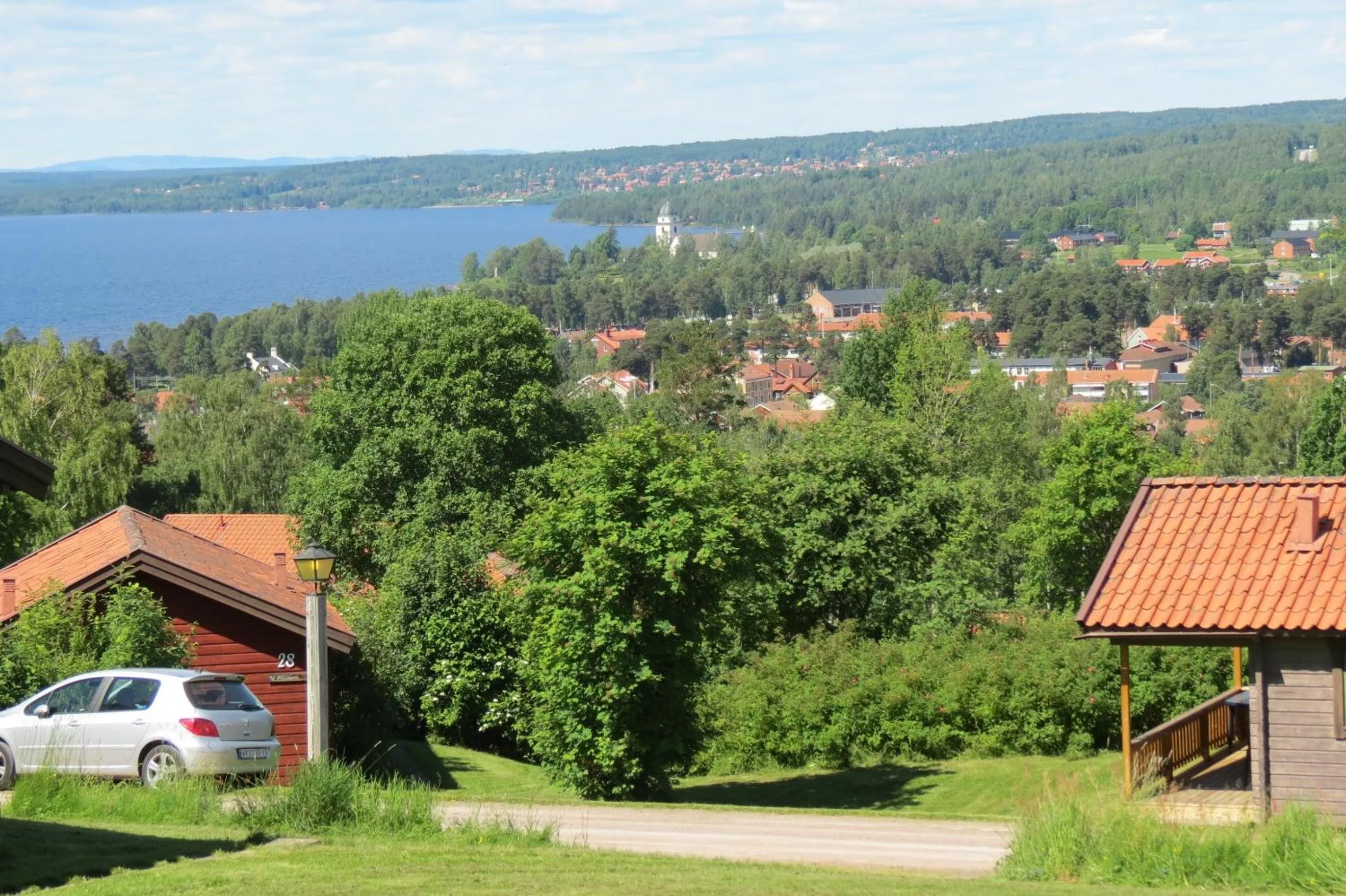 Facade/entrance in Fyrklöverns Stugby