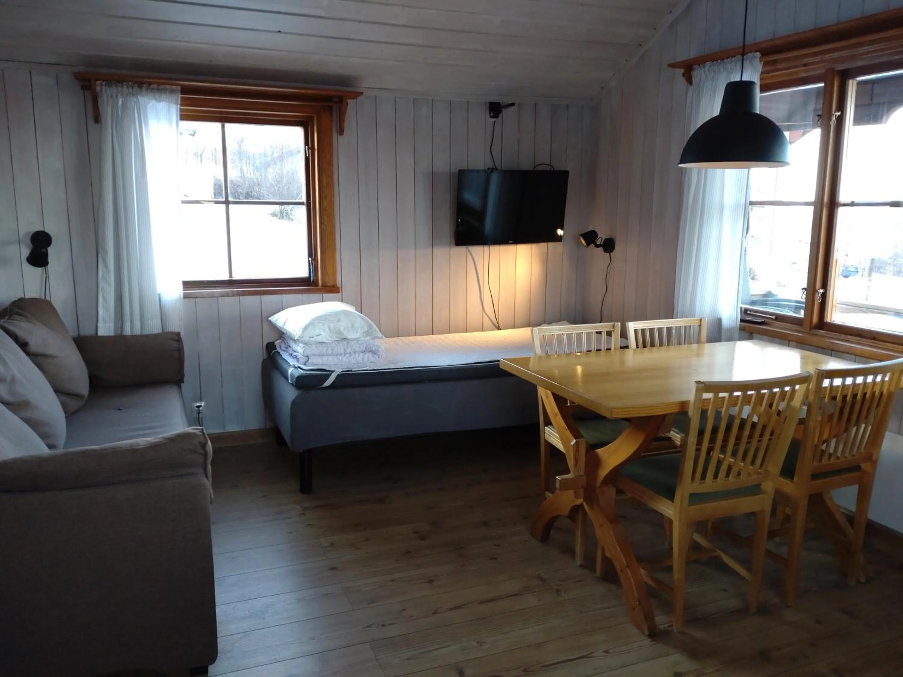 Bed in Fyrklöverns Stugby