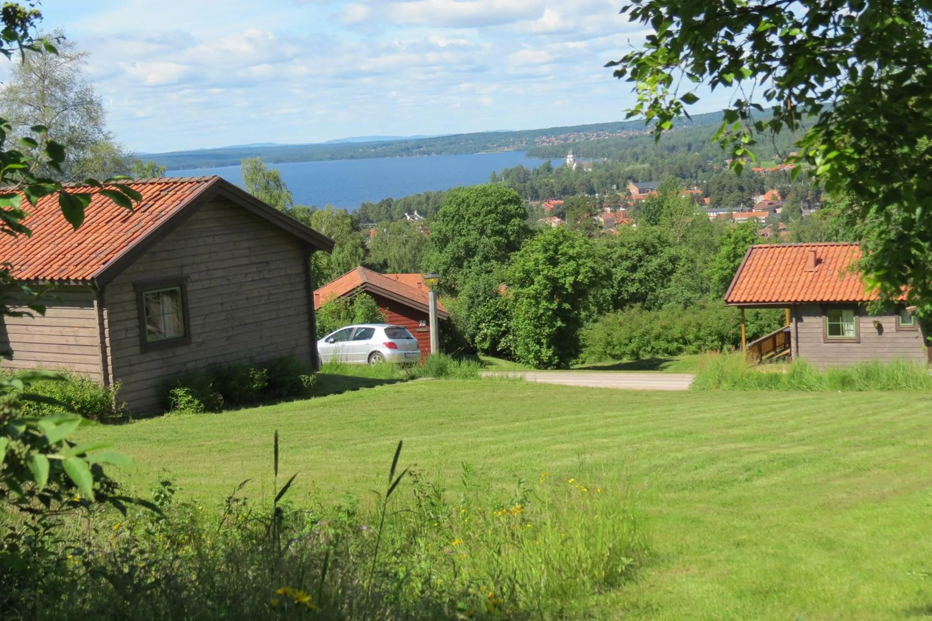 Facade/entrance in Fyrklöverns Stugby