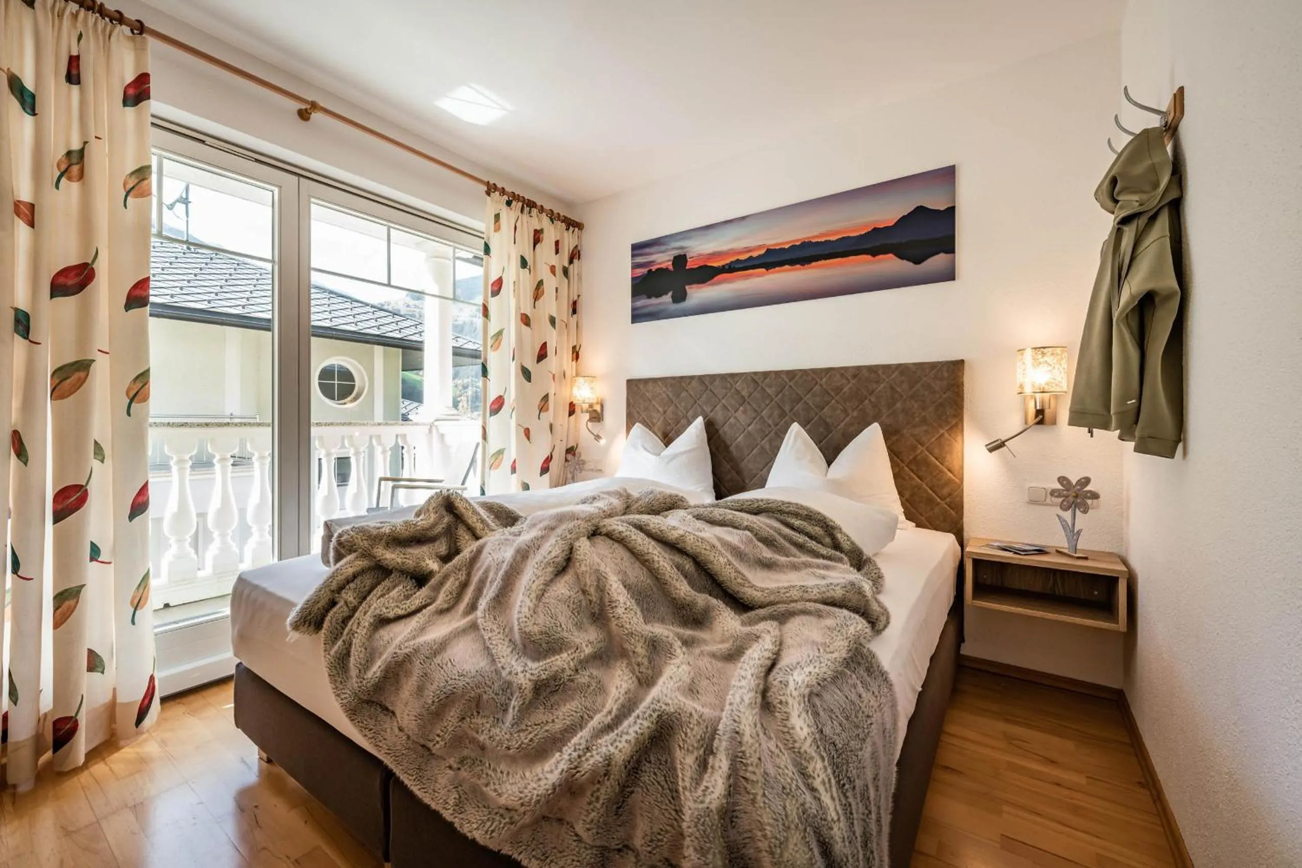 Bed in Gästehaus Wiesengrund & Apart Sporer