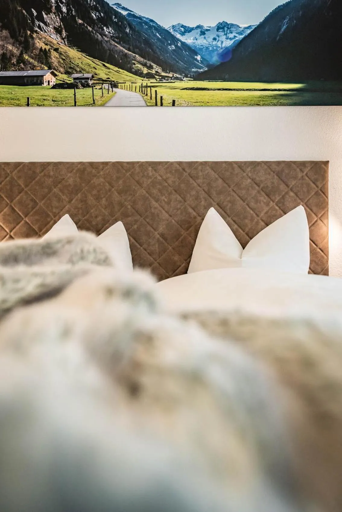 Bed in Gästehaus Wiesengrund & Apart Sporer