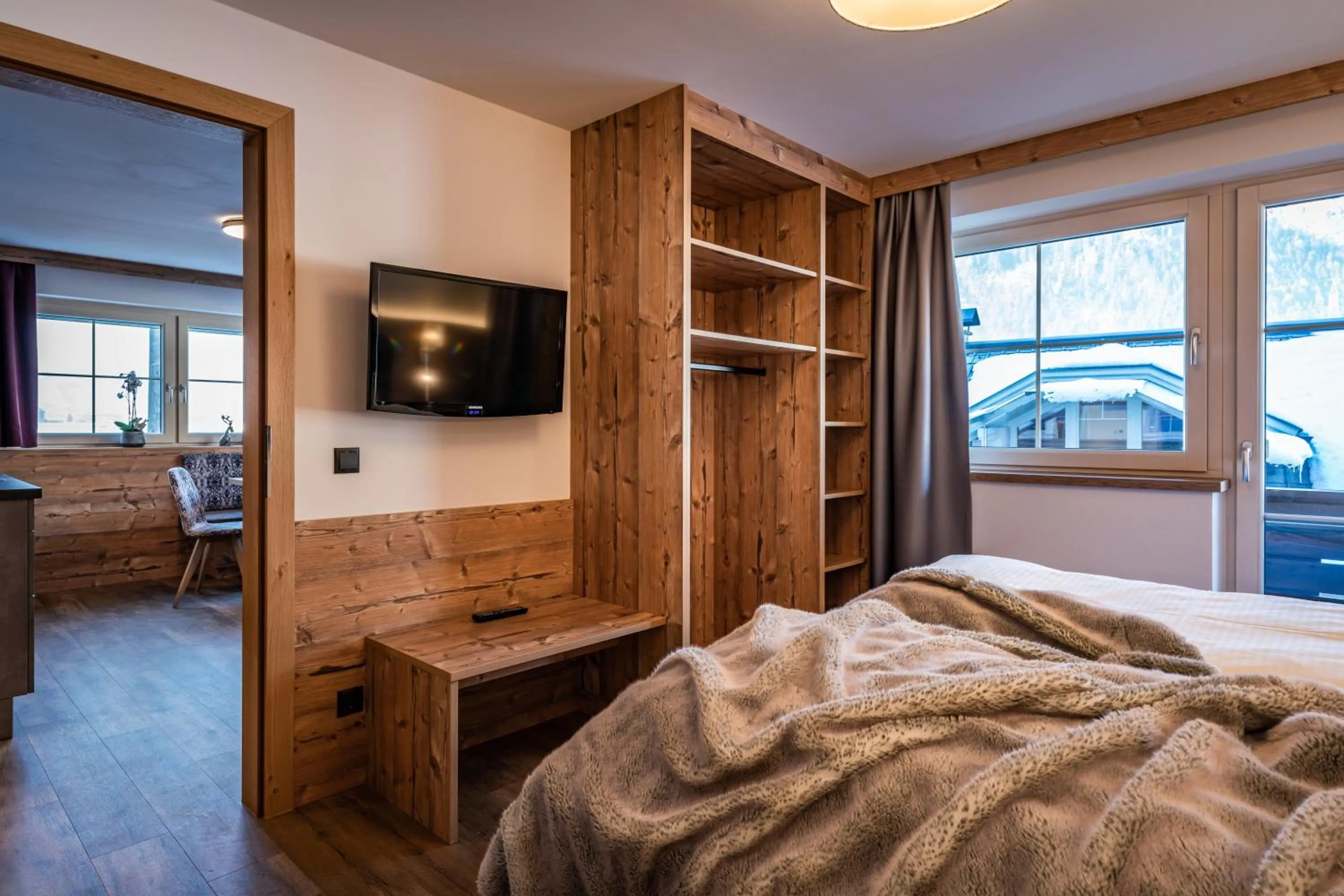 Bed in Gästehaus Wiesengrund & Apart Sporer