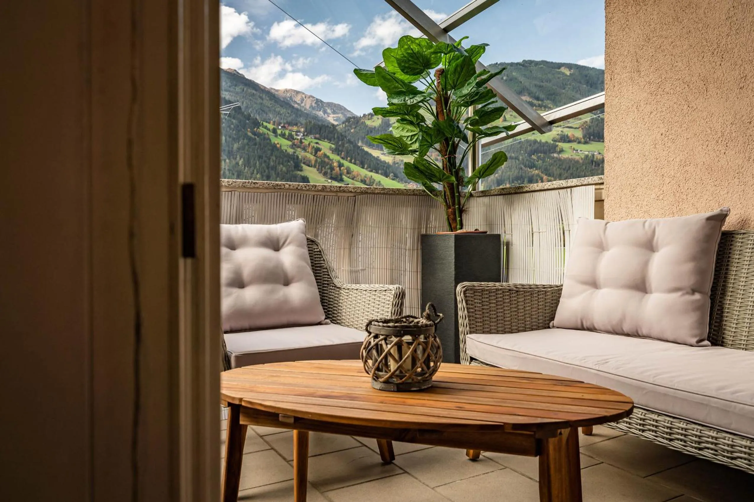 Seating area in Gästehaus Wiesengrund & Apart Sporer