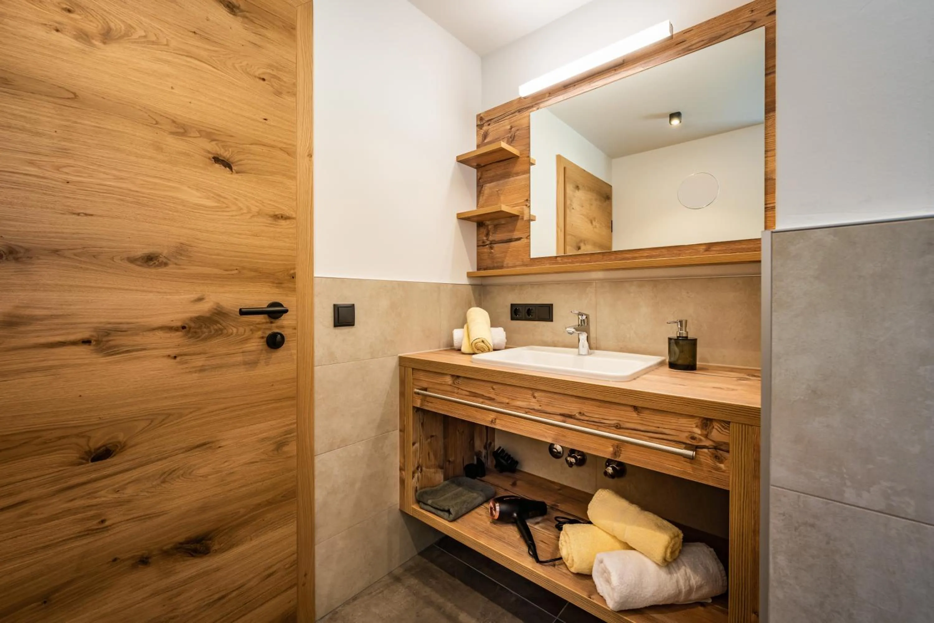 Bathroom in Gästehaus Wiesengrund & Apart Sporer