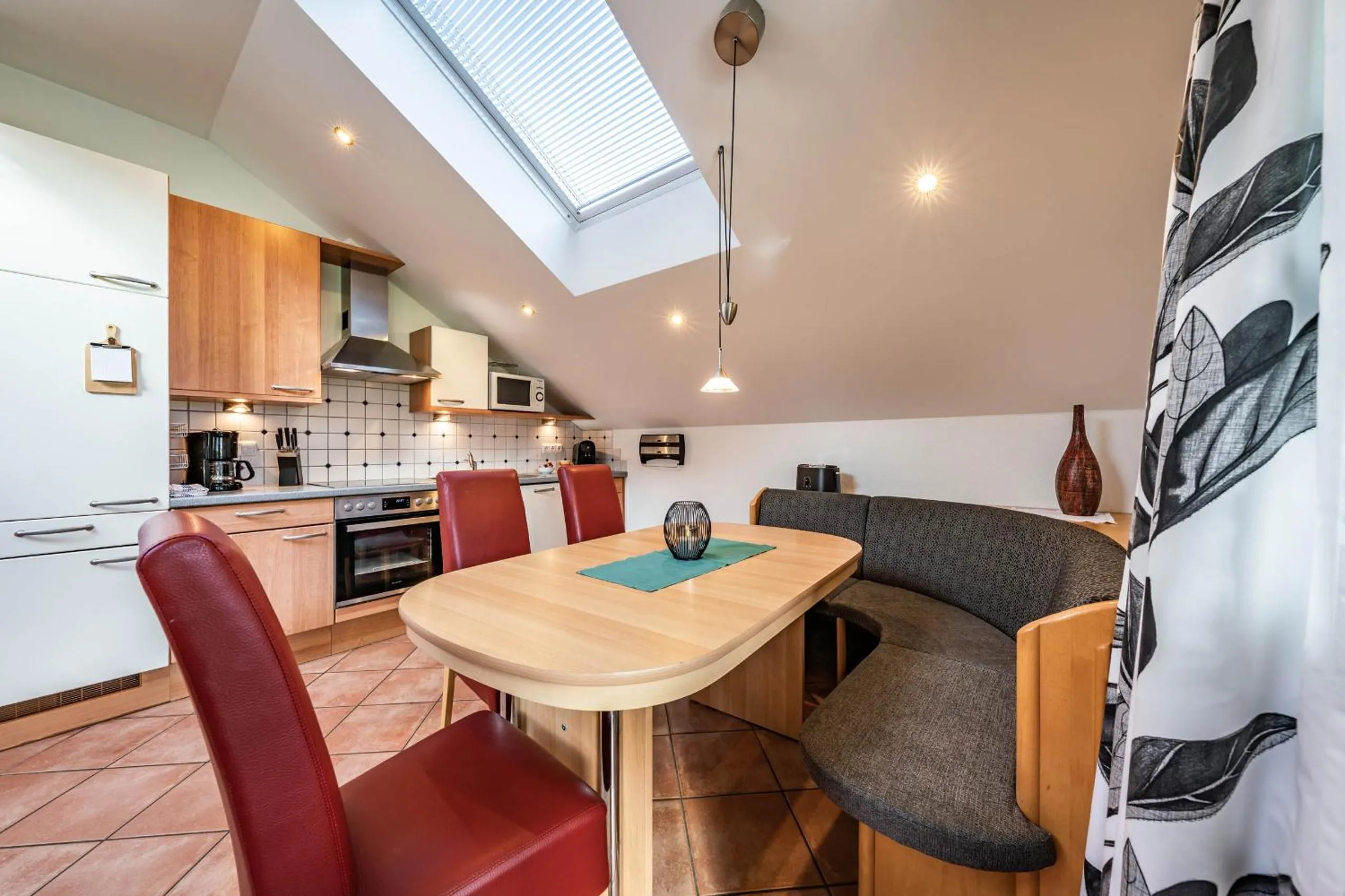 Kitchen or kitchenette in Gästehaus Wiesengrund & Apart Sporer