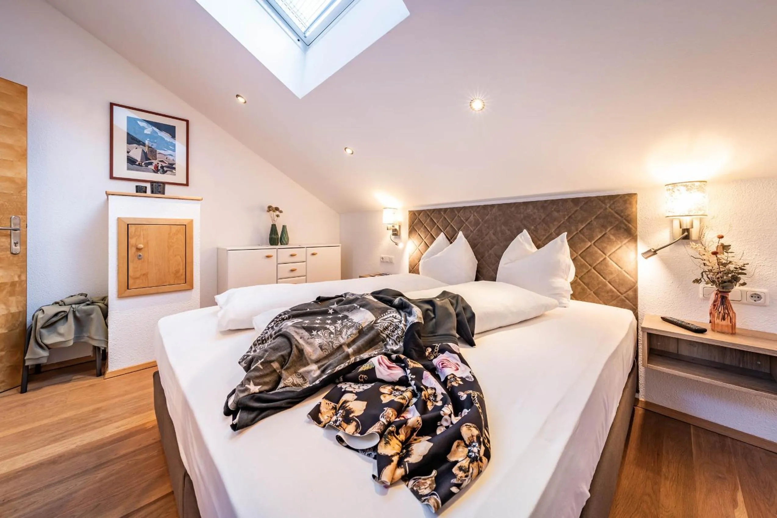 Bed in Gästehaus Wiesengrund & Apart Sporer