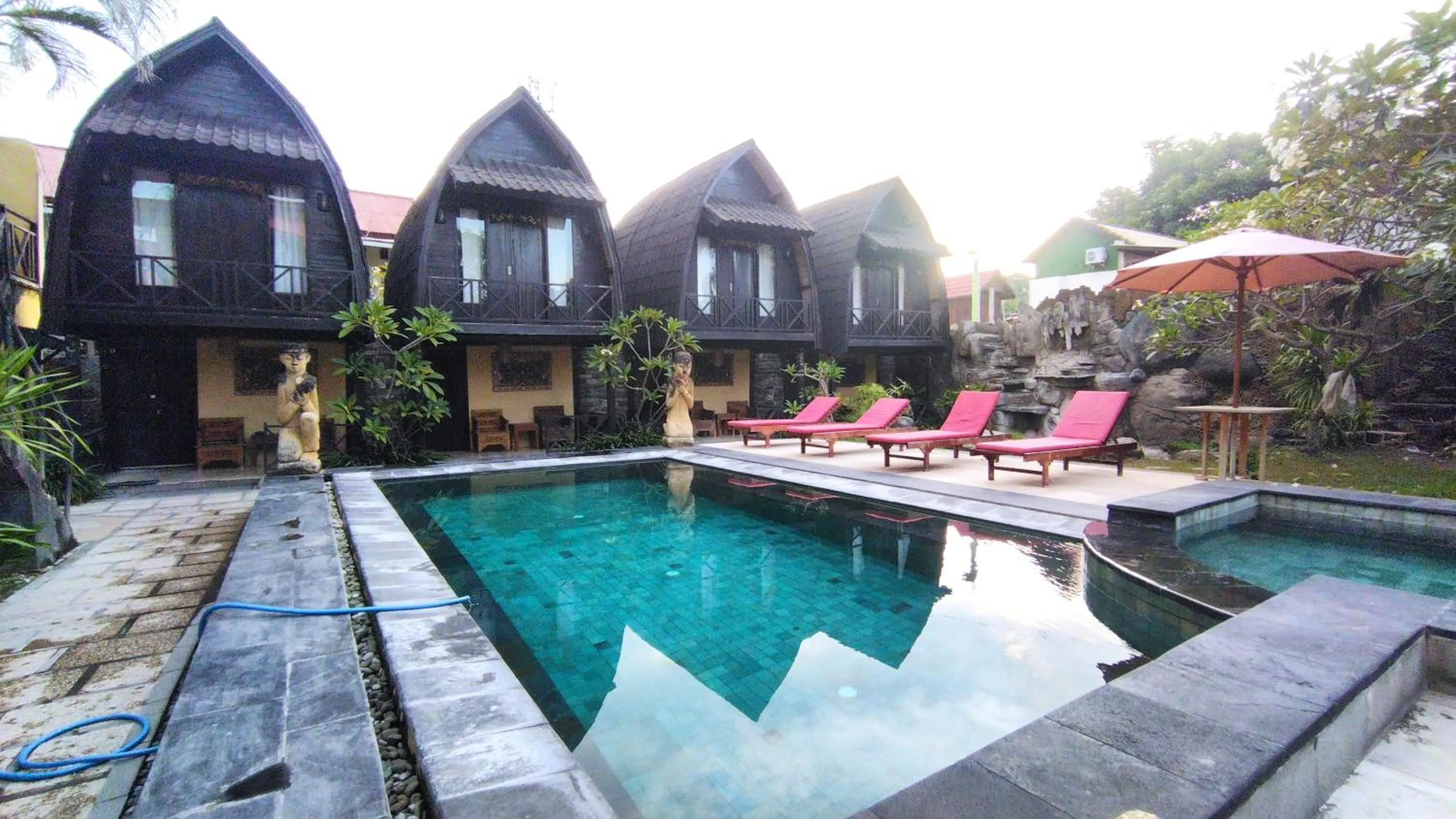 Swimming pool in Bale Sasak Bungalow