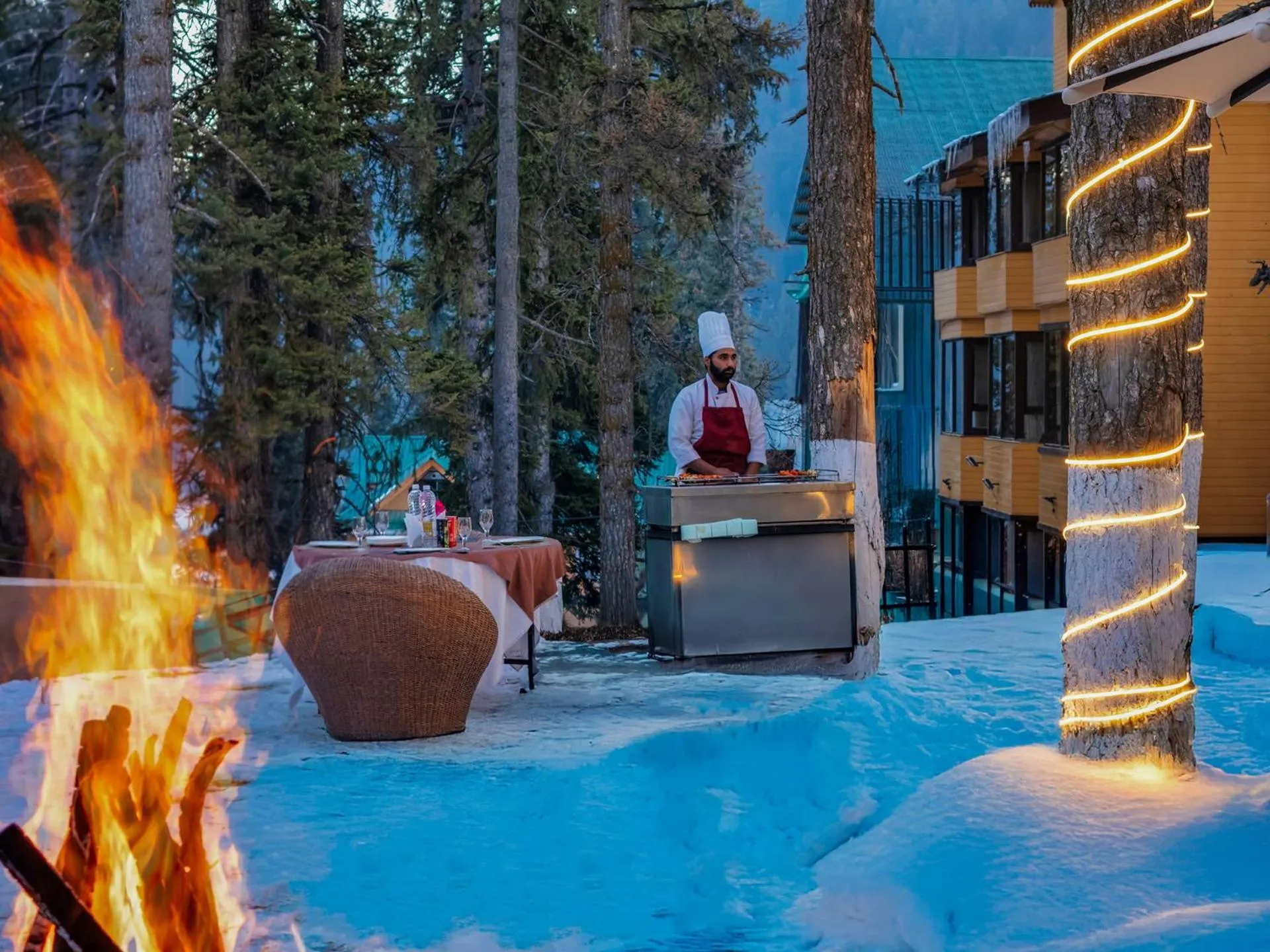 People in Hotel Pine Spring Gulmarg