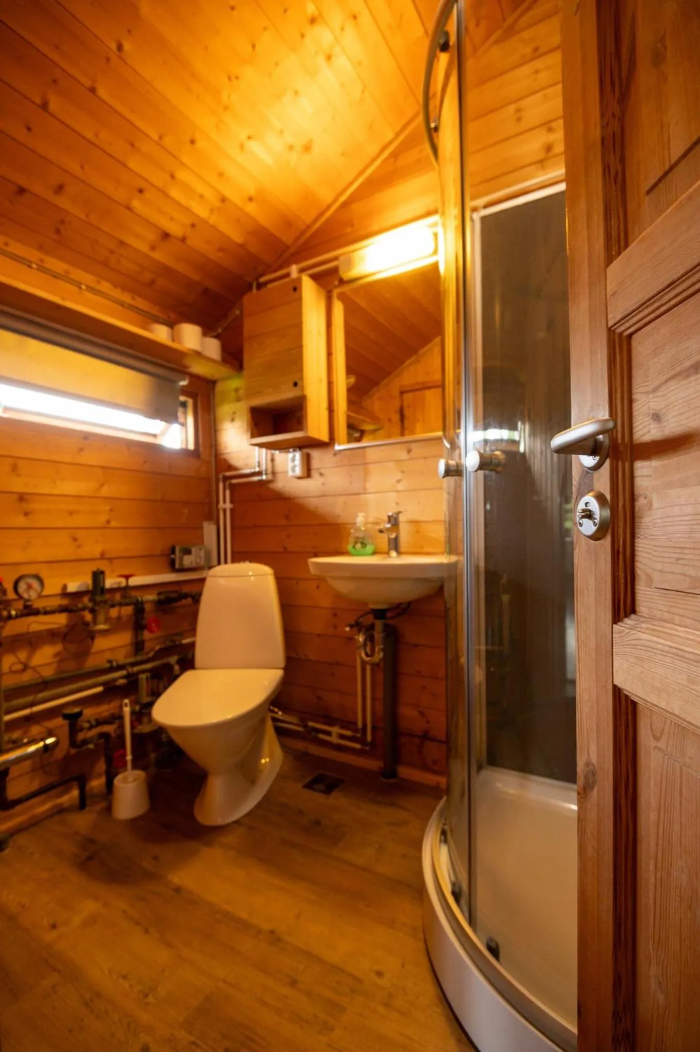 Bathroom in Gladheimar Cottages