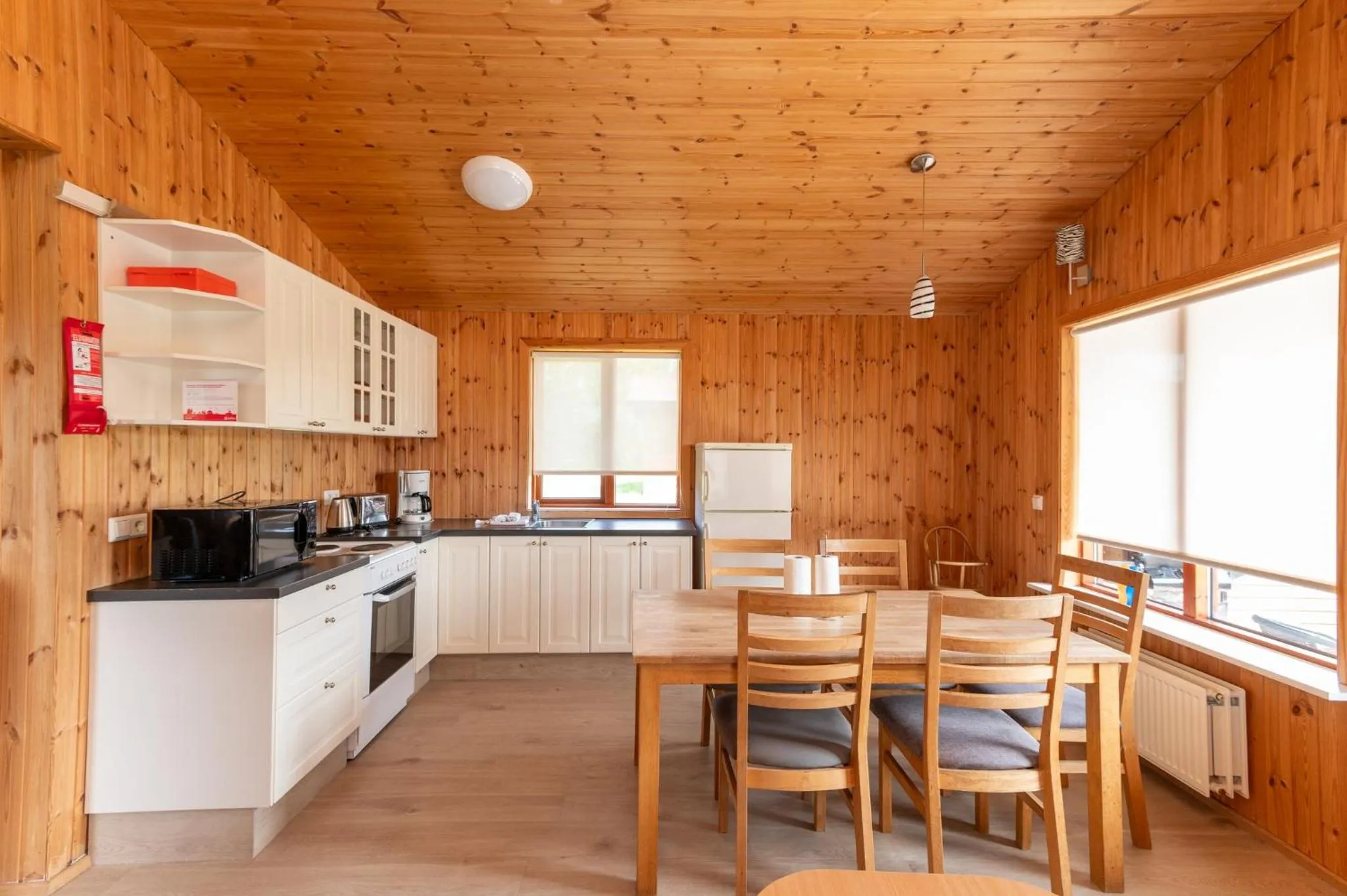 Living room in Gladheimar Cottages