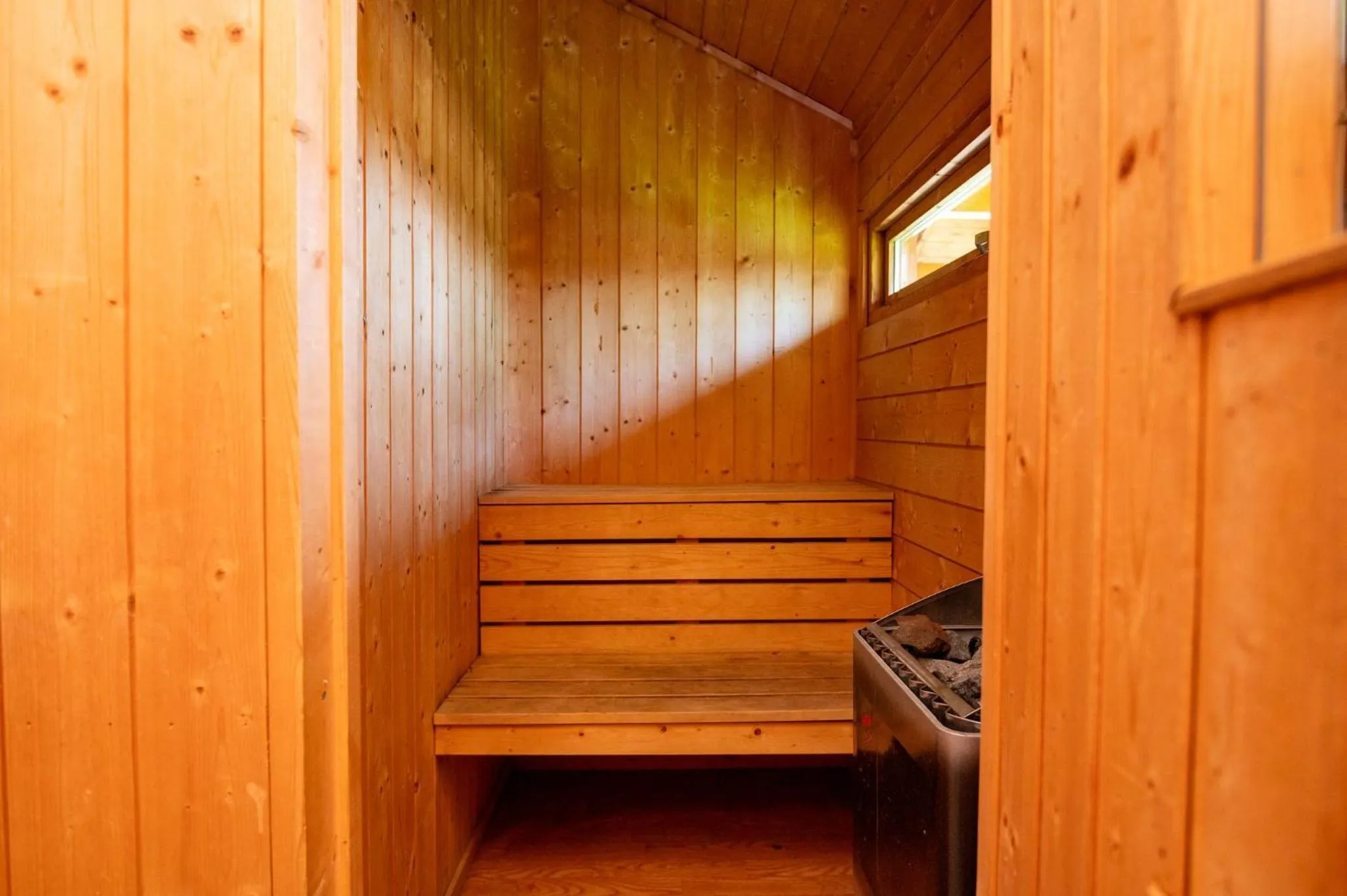 Sauna in Gladheimar Cottages