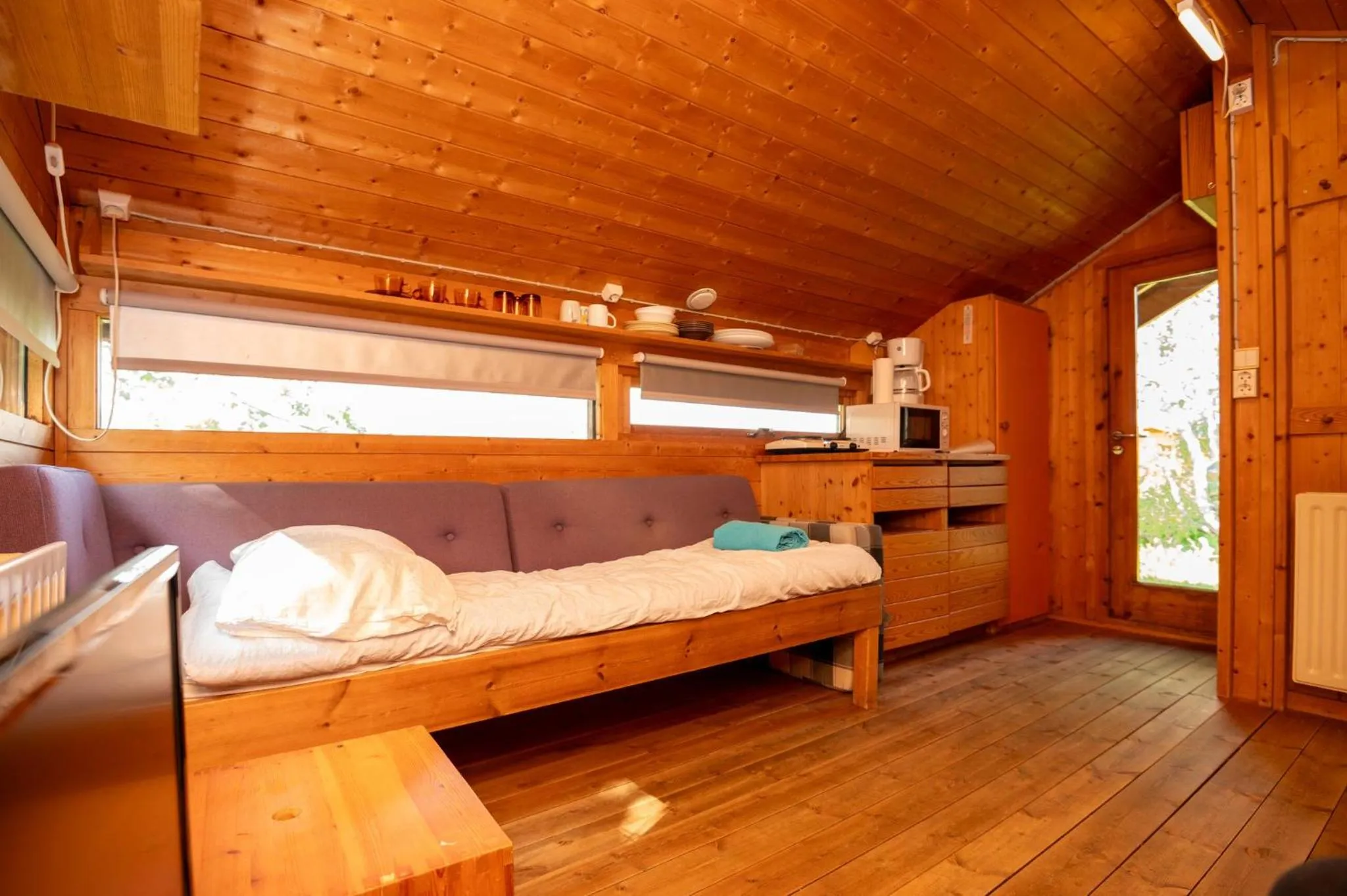 Photo of the whole room, Bed in Gladheimar Cottages