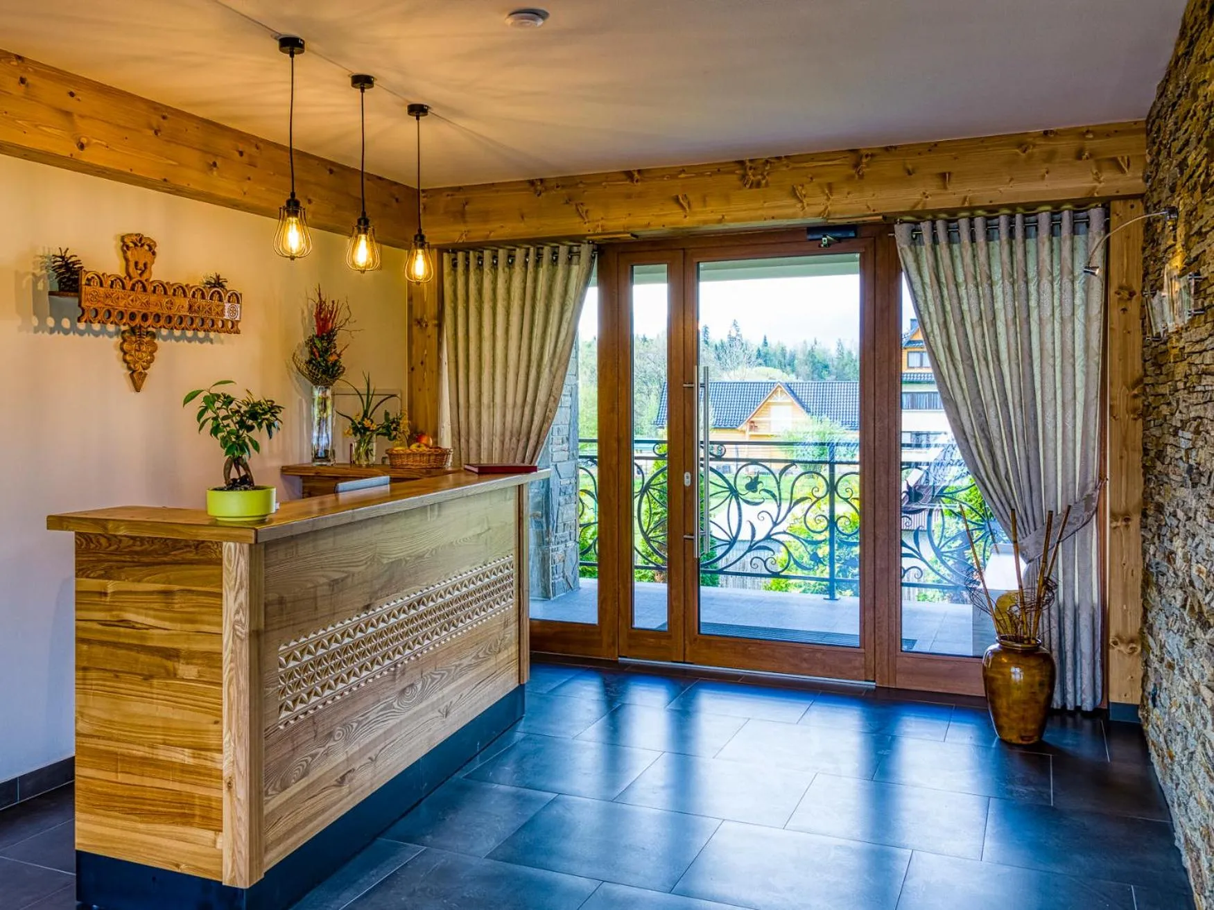 Lobby or reception in Żelazne Wrota