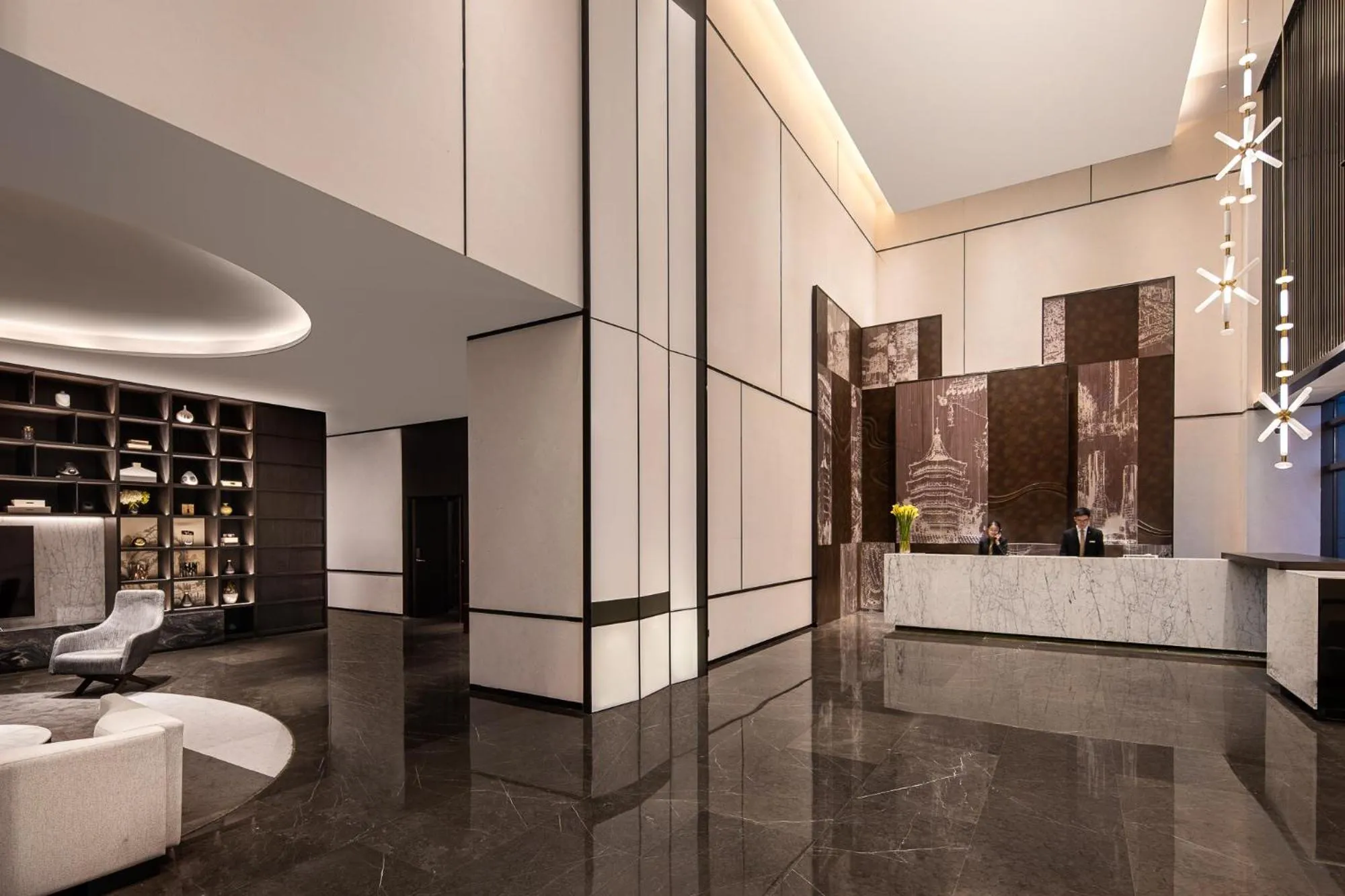 Lobby or reception in Somerset IOC Hangzhou