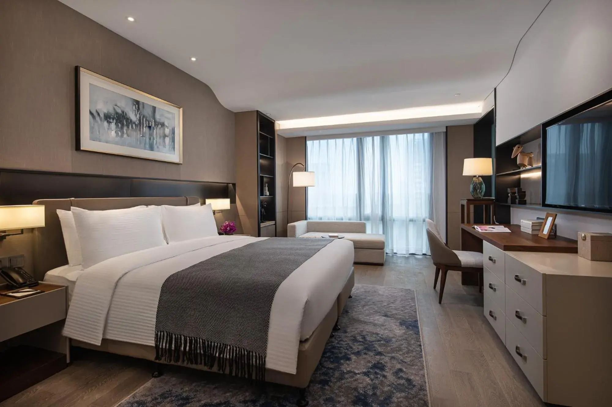 Bedroom, Bed in Somerset IOC Hangzhou Bedroom, Bed in Somerset IOC Hangzhou