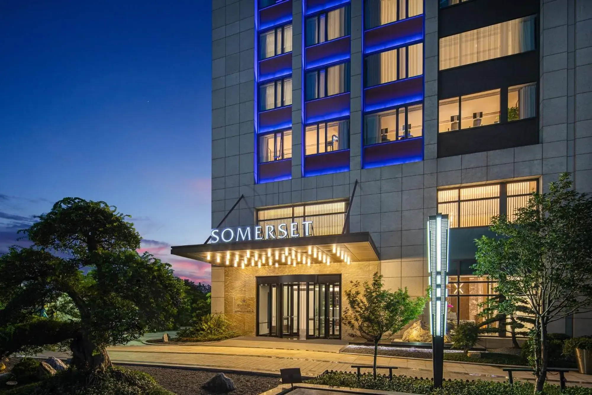 Facade/entrance in Somerset IOC Hangzhou Facade/entrance in Somerset IOC Hangzhou