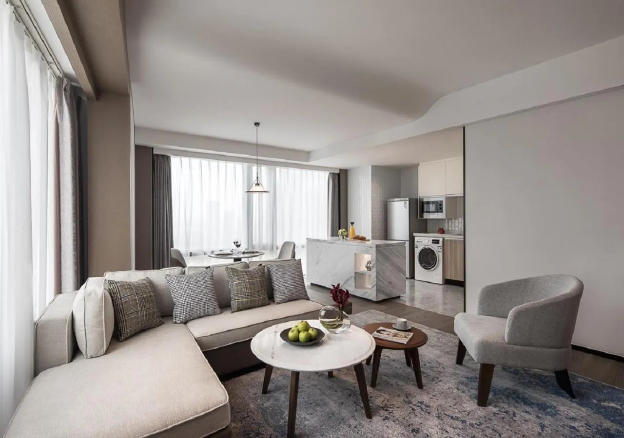 Living room in Somerset IOC Hangzhou