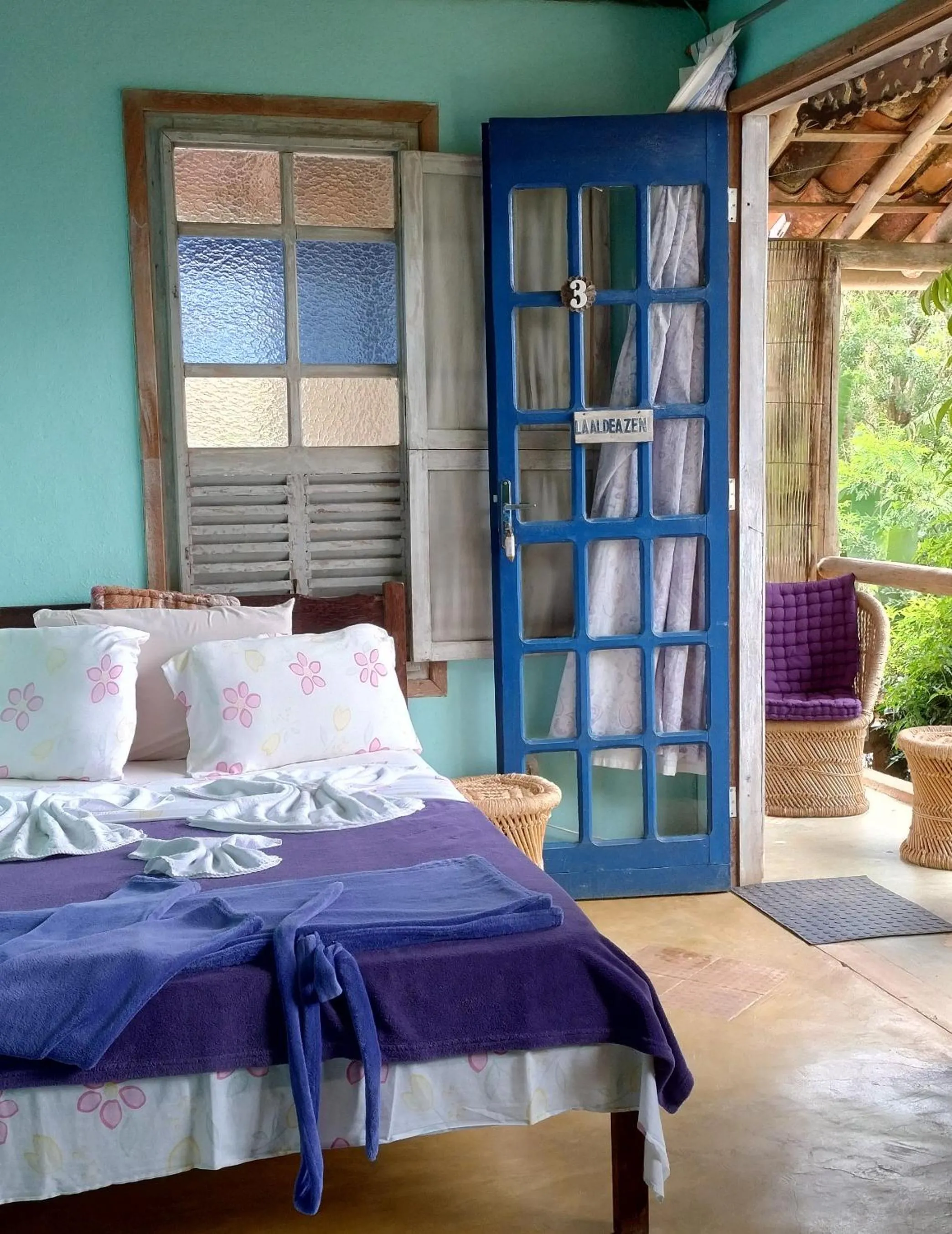 Bed in Aldea Zen