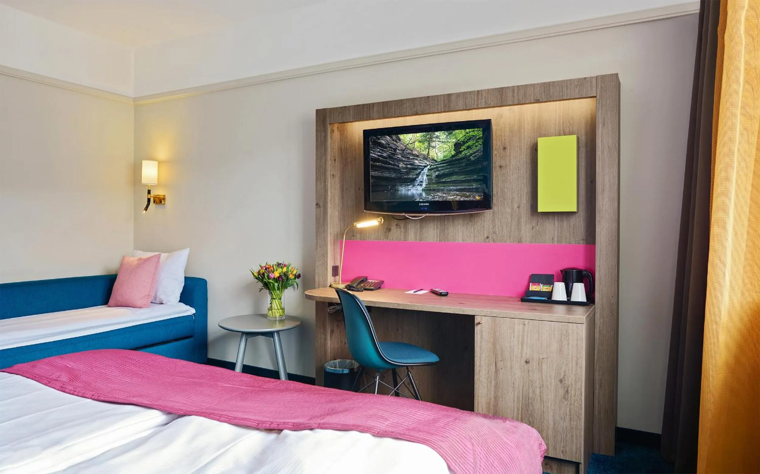 Bed in ProfilHotels Richmond