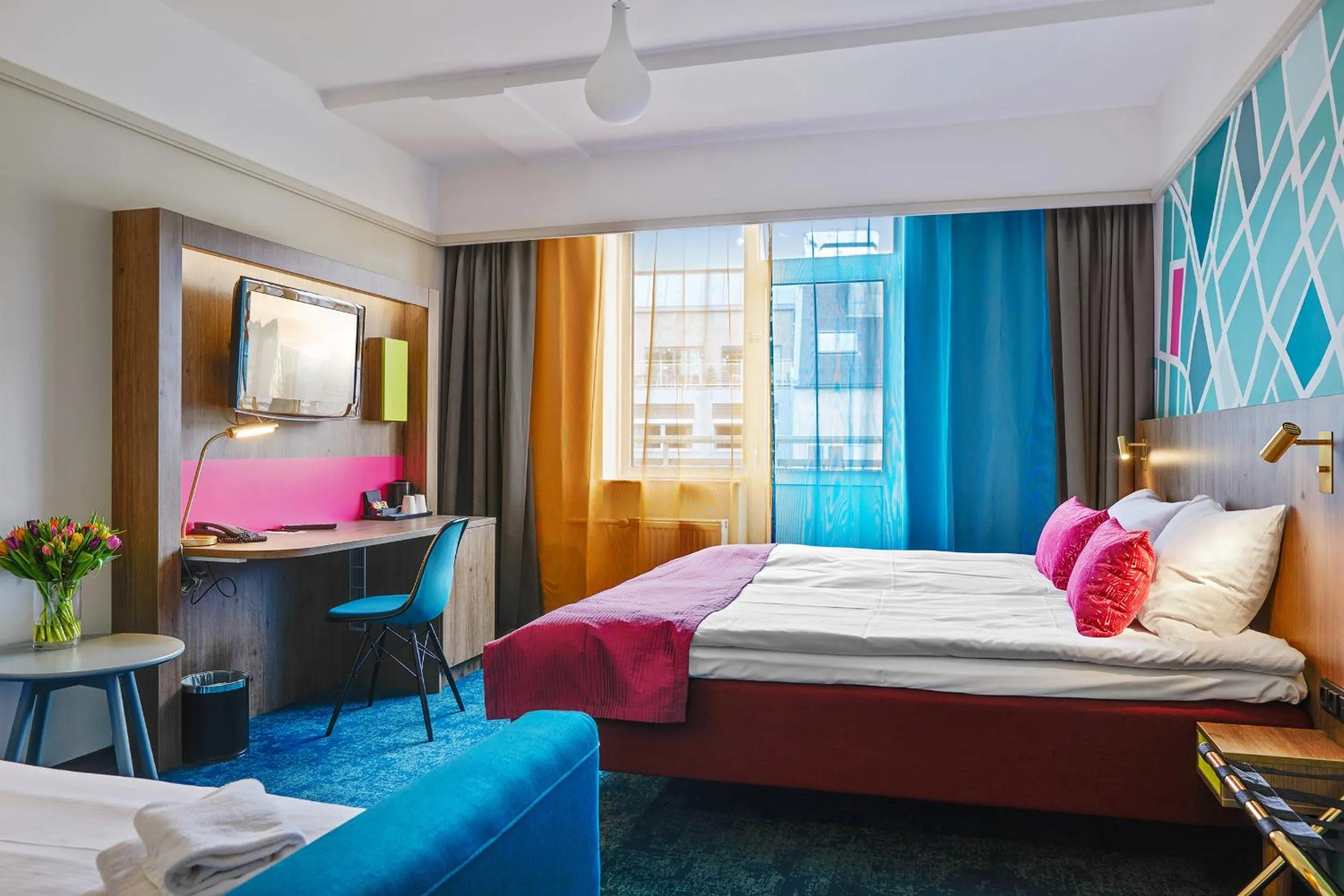 Bed in ProfilHotels Richmond