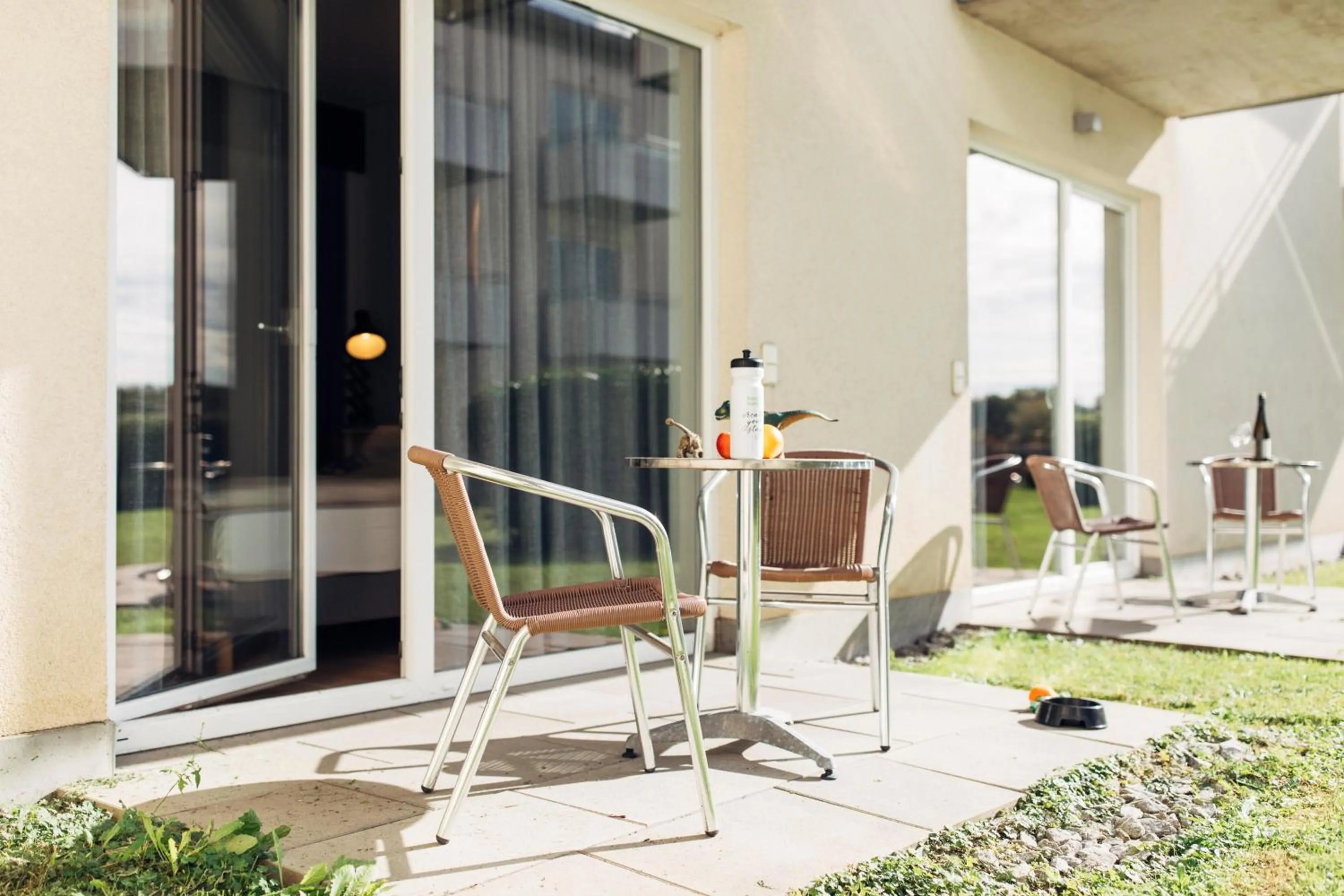 Balcony/Terrace in harry's home Linz-Urfahr hotel & apartments