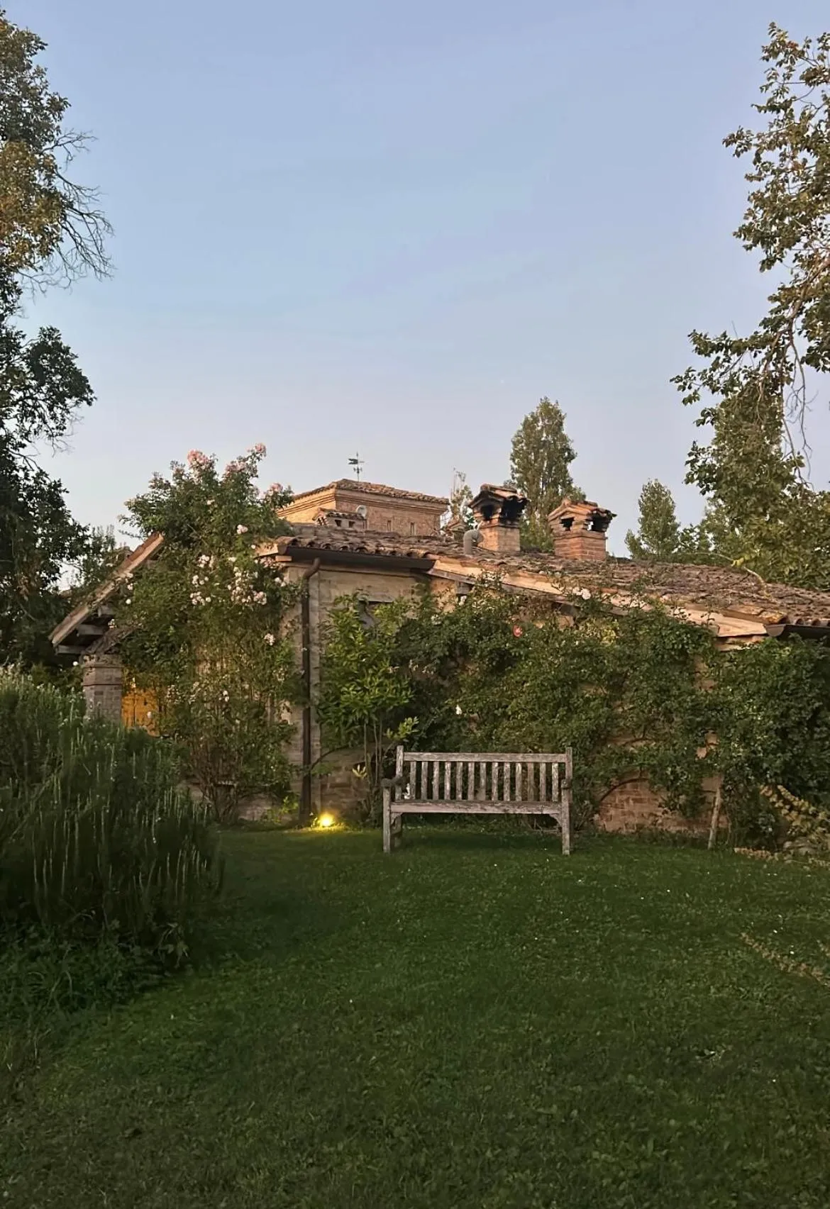 Garden view in Il Casale del Duca