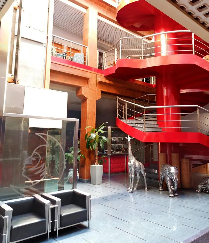 Lobby or reception in Hotel Fabrik