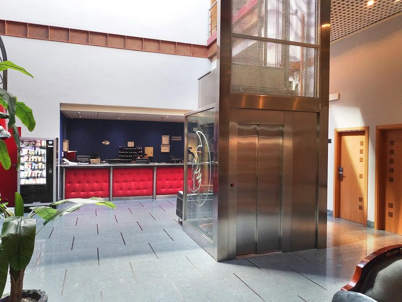 Lobby or reception in Hotel Fabrik