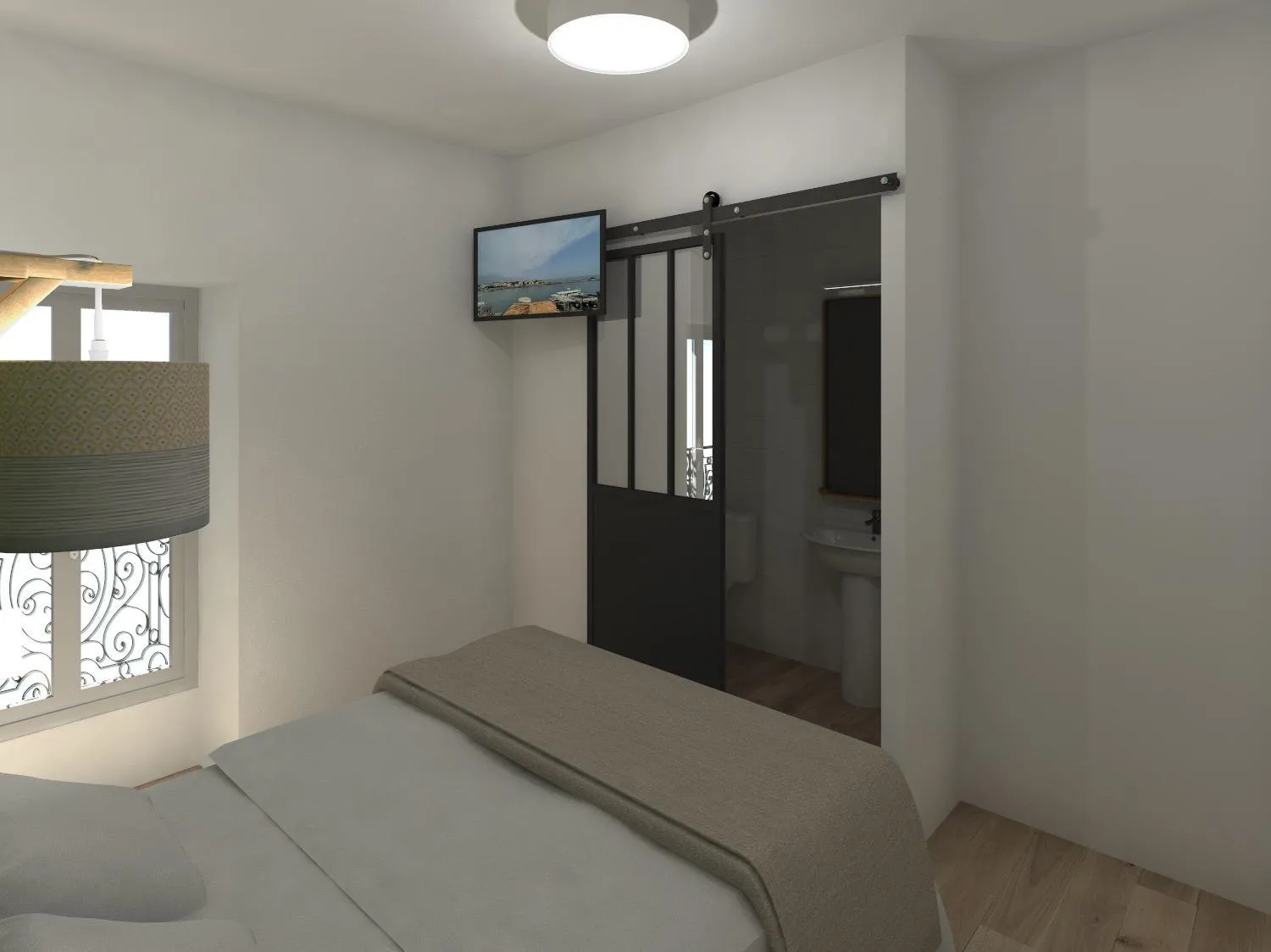 Double Room in Mon P'tit Hôtel