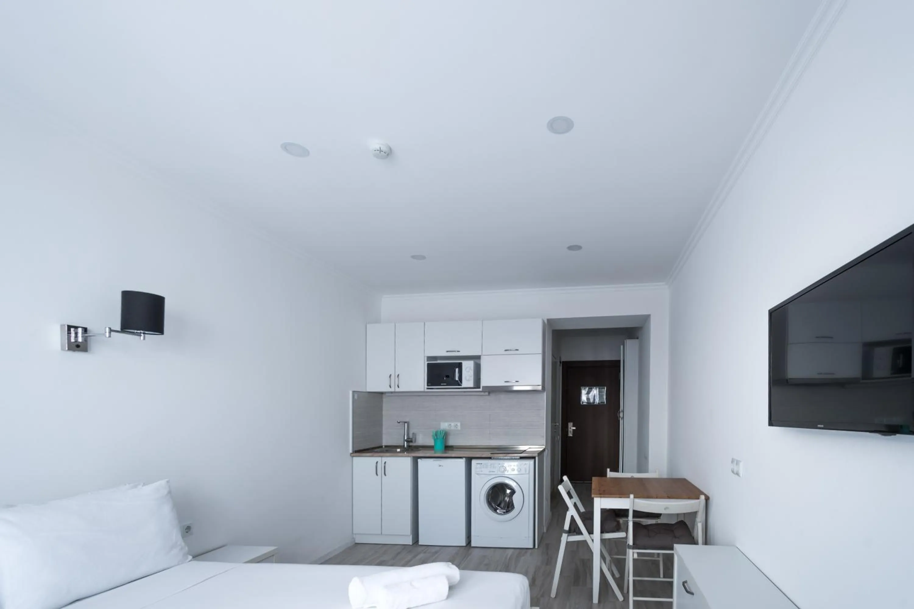 Kitchen or kitchenette in Orbi Beach Tower Hotel Official