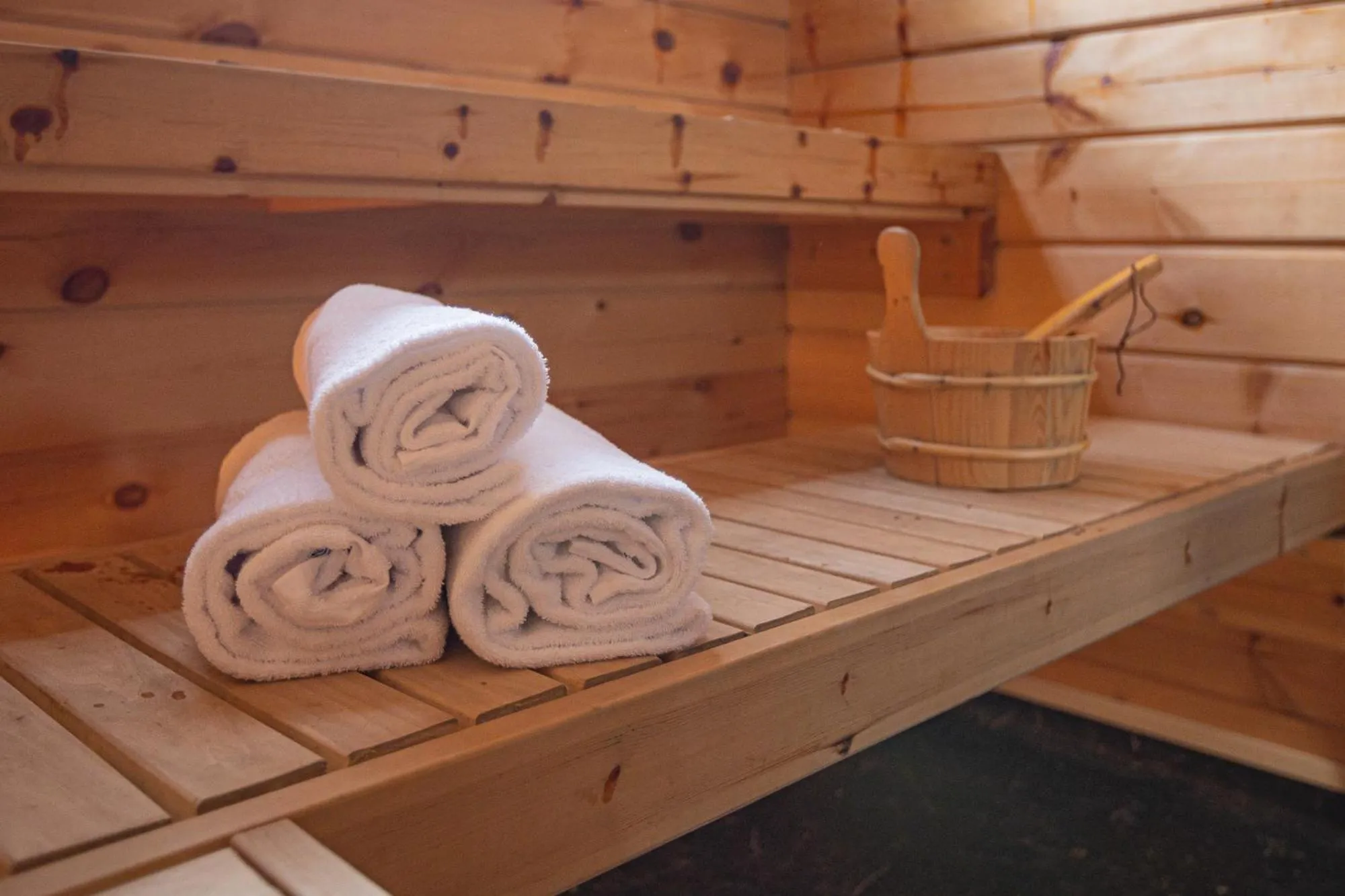 Sauna in Gargia Lodge