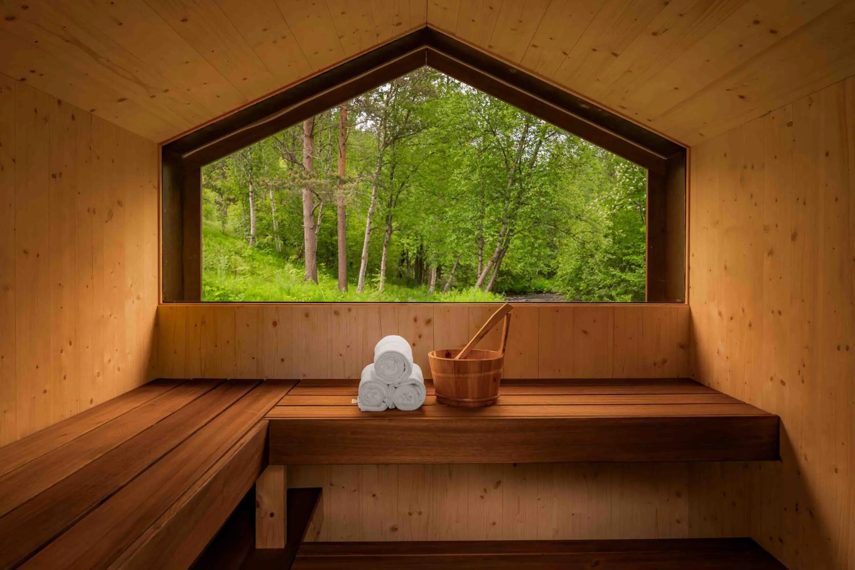 Sauna in Gargia Lodge