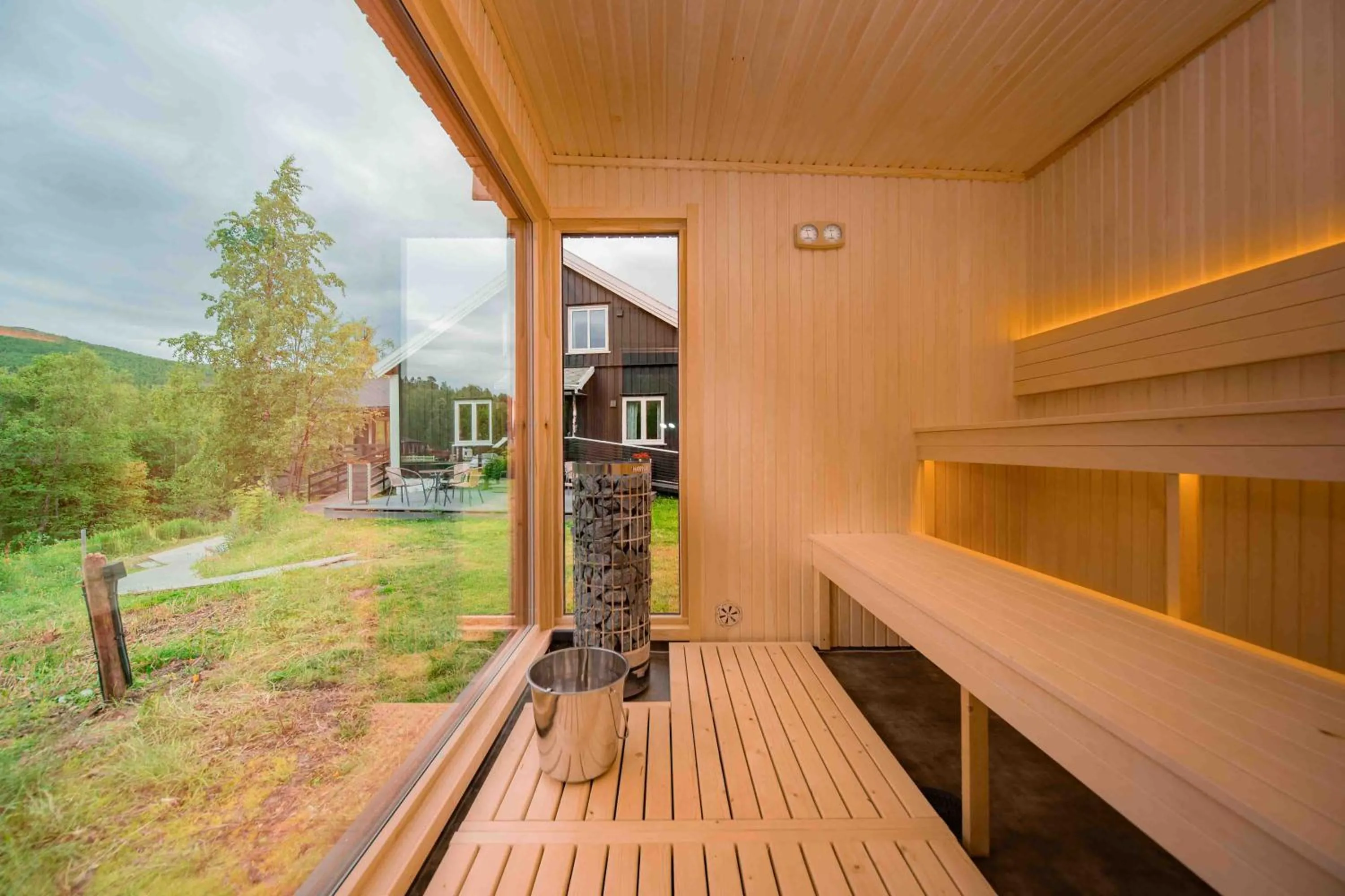 Sauna in Gargia Lodge