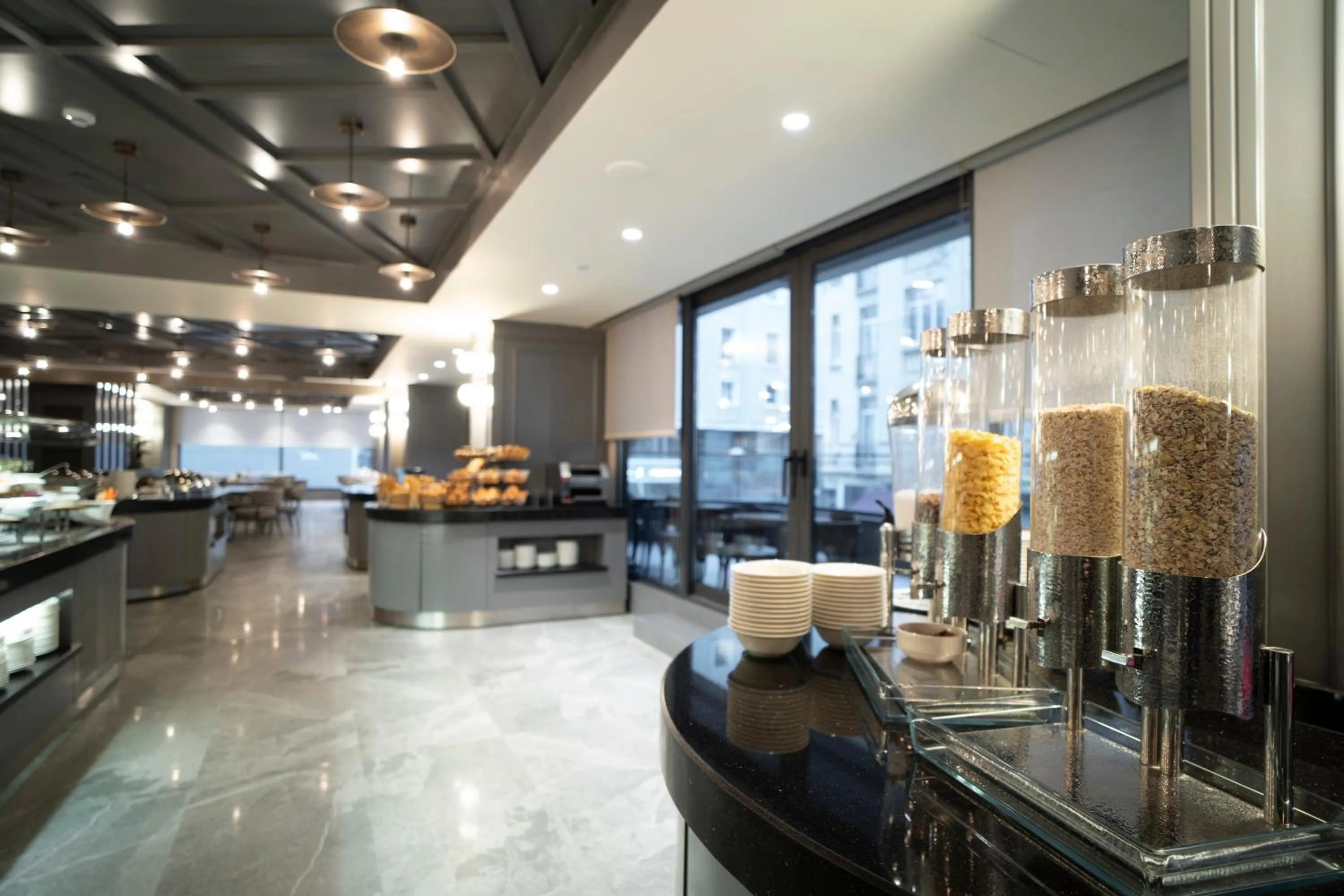 Buffet breakfast in Arts Hotel Taksim
