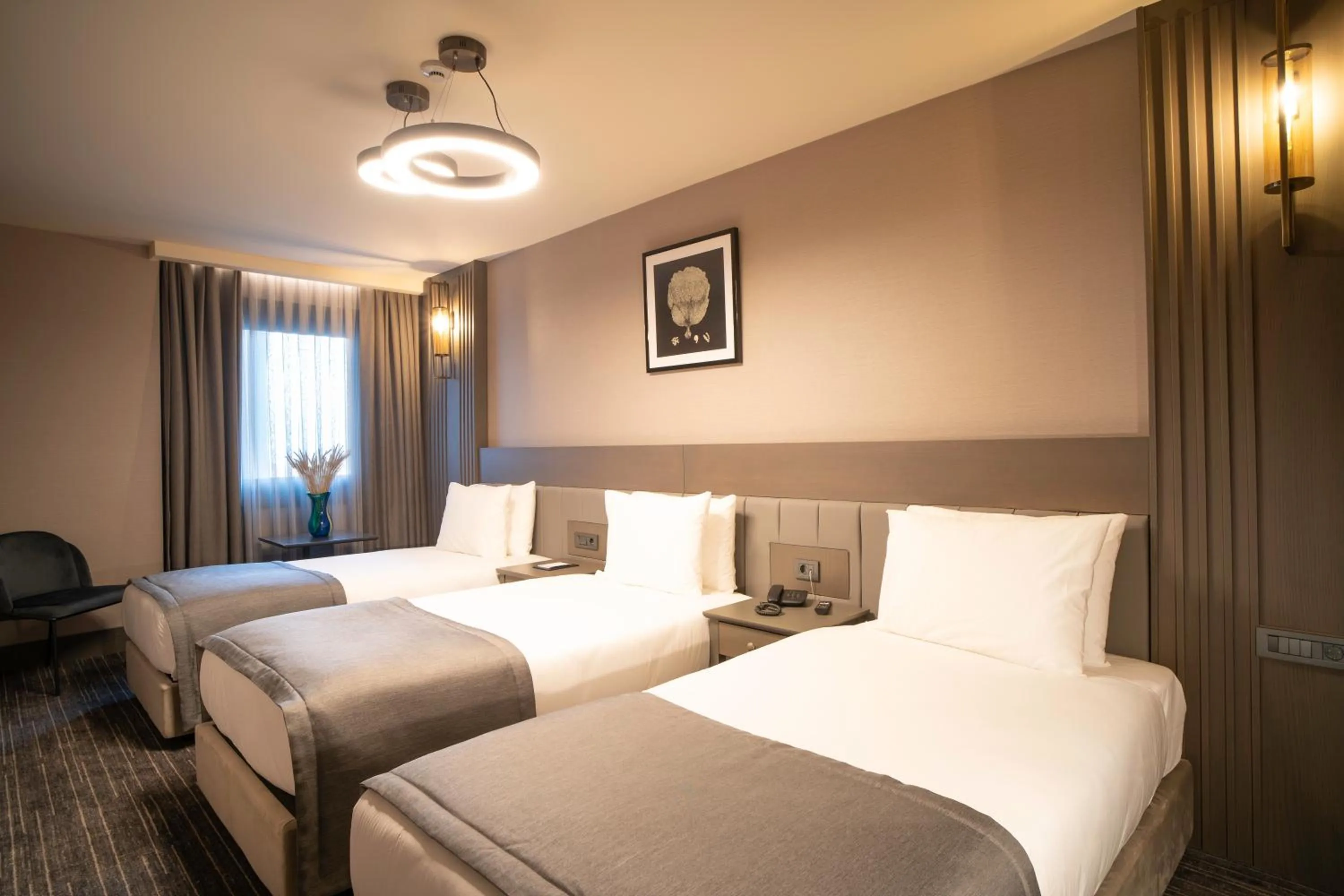 Bed in Arts Hotel Taksim
