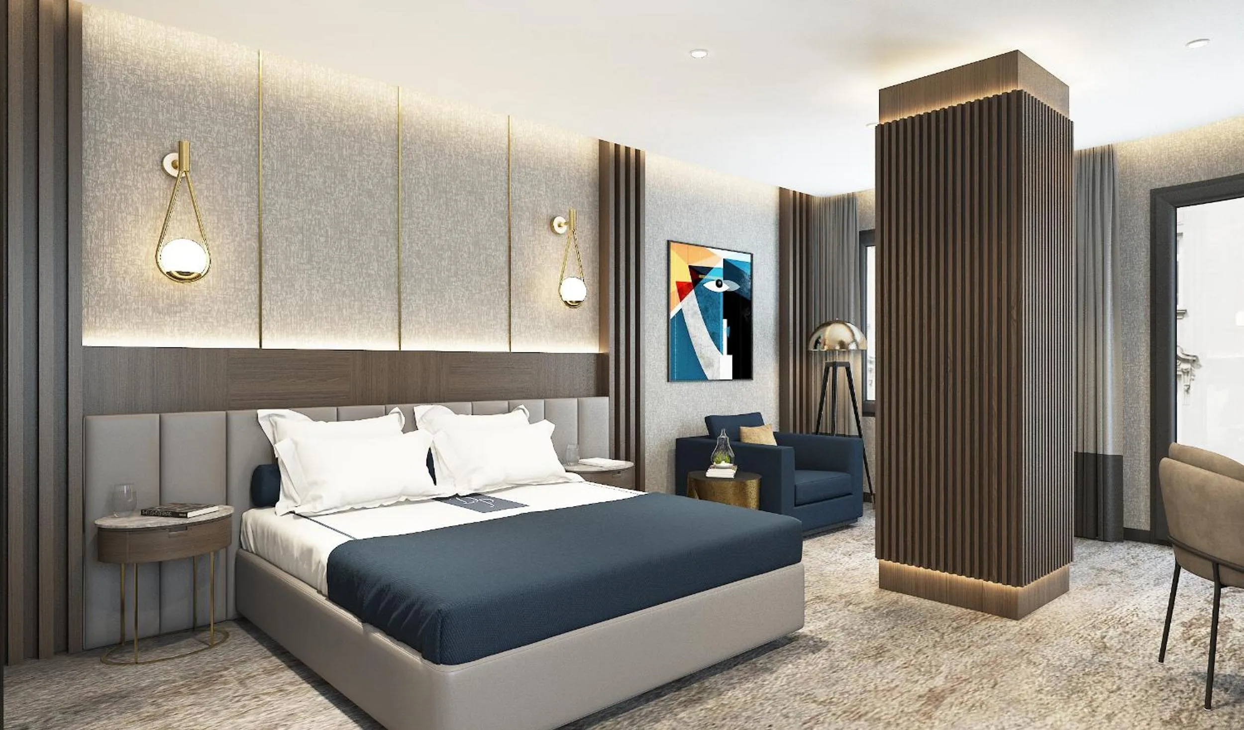 Photo of the whole room, Bed in Arts Hotel Taksim