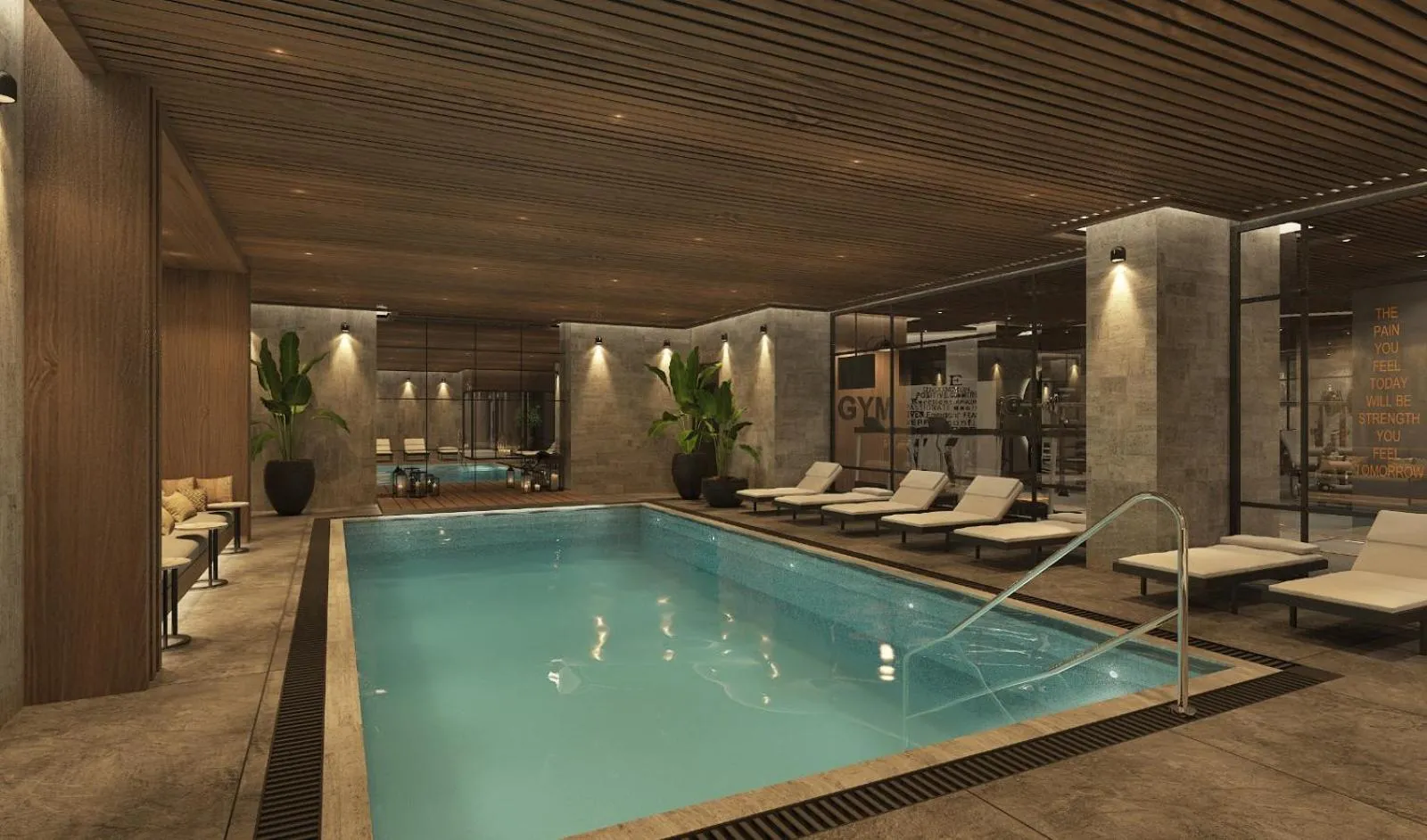 Swimming pool in Arts Hotel Taksim