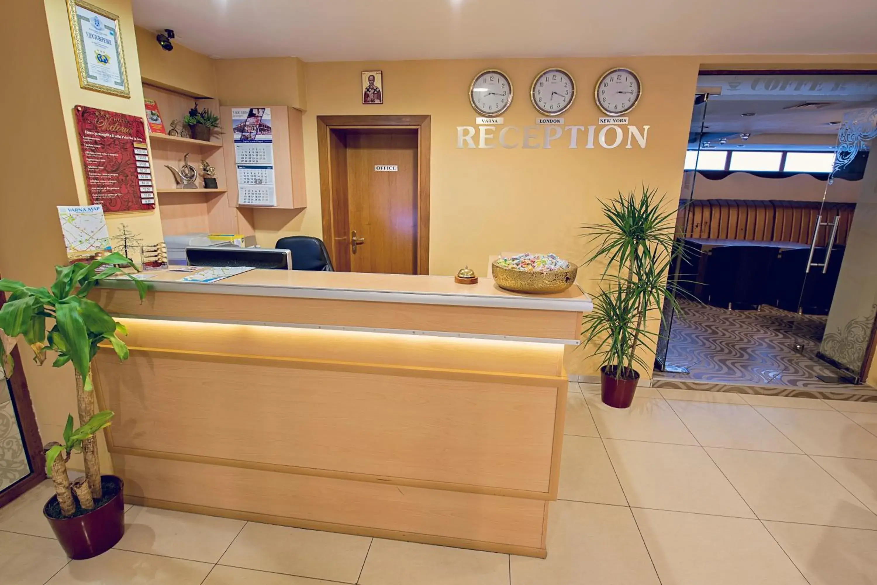 Lobby or reception in Victoria Hotel Lobby or reception in Victoria Hotel