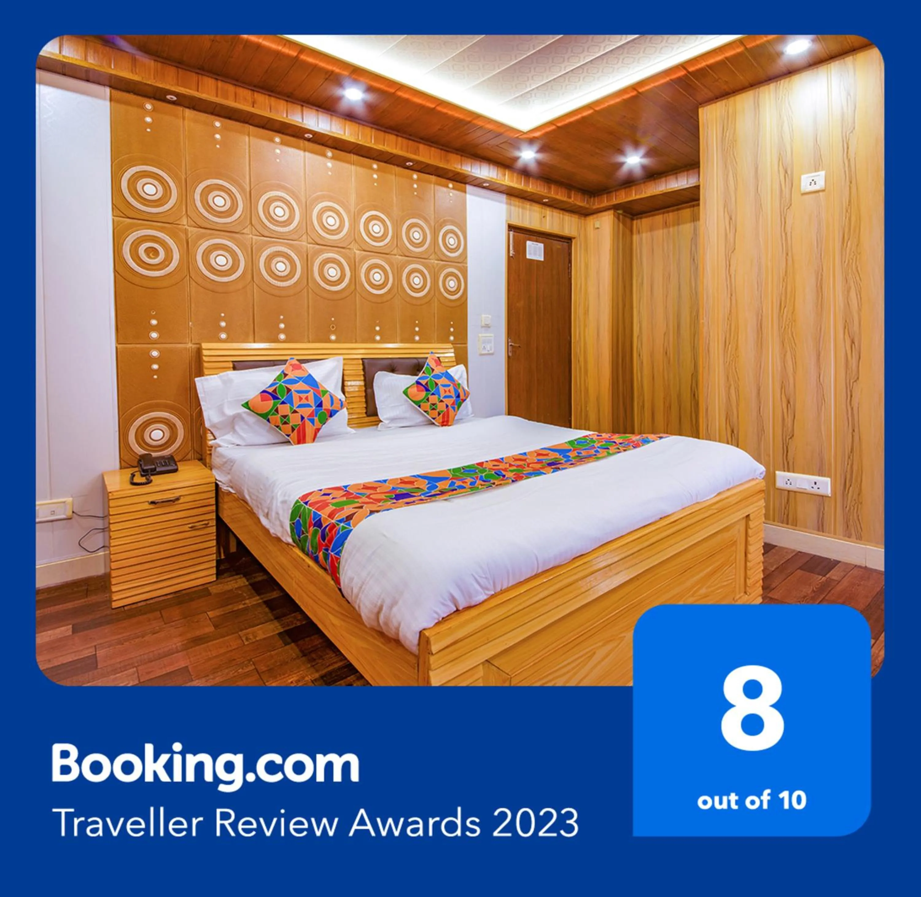 Communal lounge/ TV room, Bed in FabExpress Sapphire