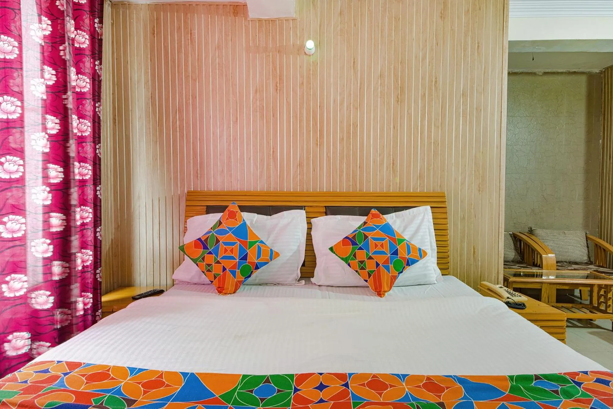 Bed in FabHotel Sapphire